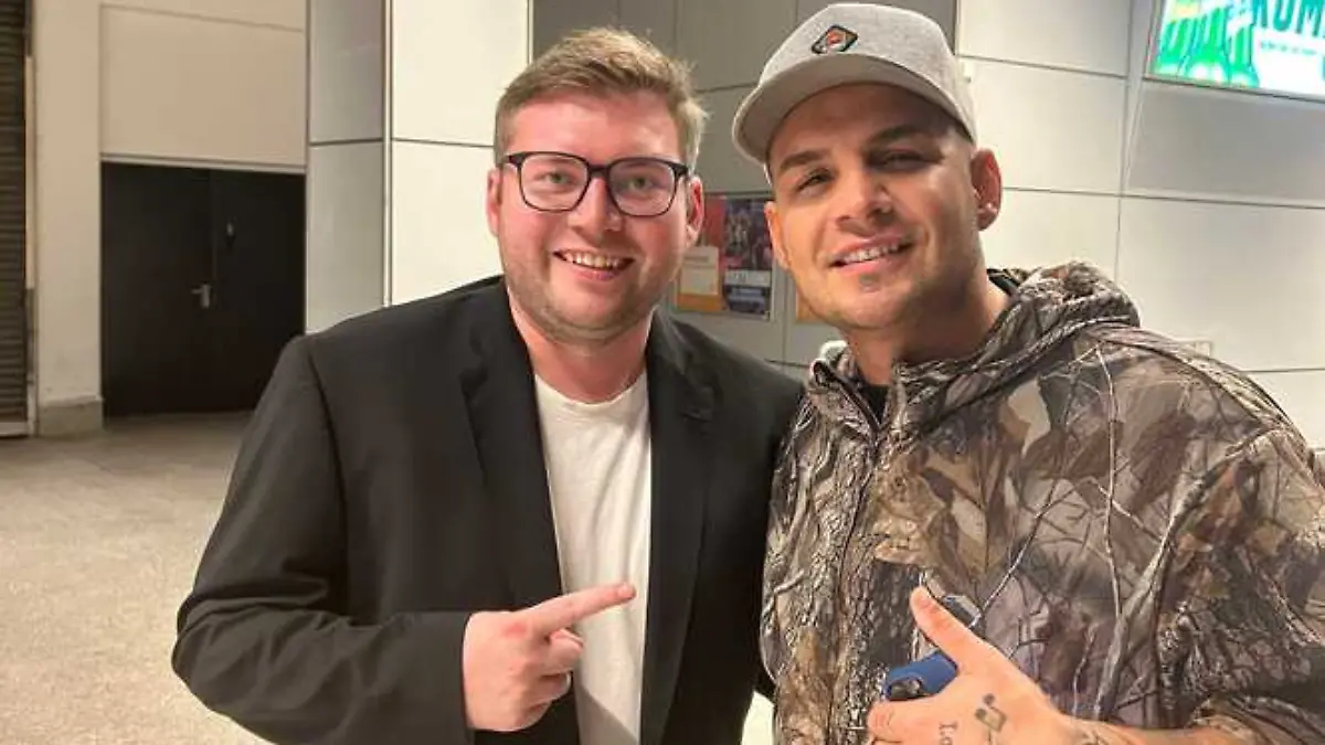 RTL-Reporter Kai Franzke Jr. traf Pietro Lombardi zum Interview in Dortmund.