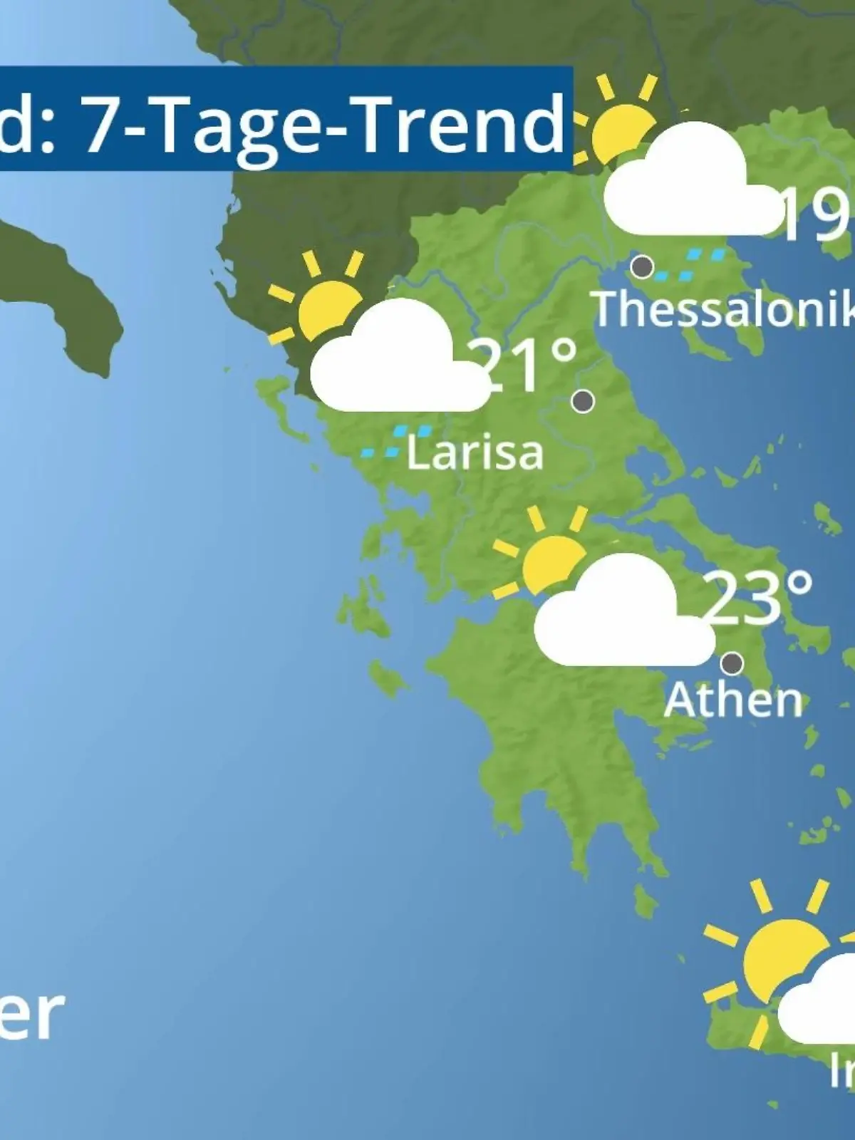 Bild zu: "Griechenland: Wie wird das Wetter?"