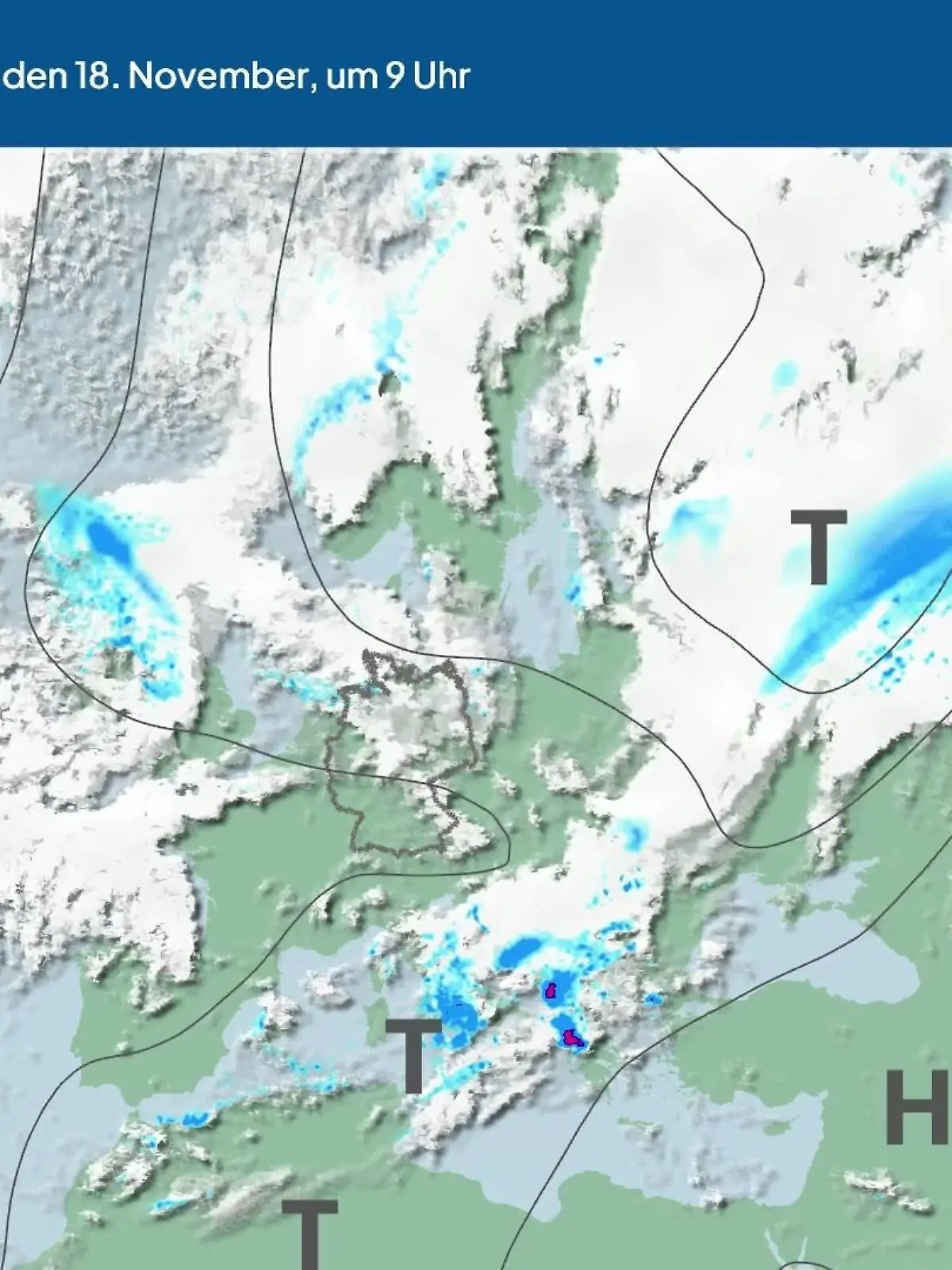 Bild zu: "Die Wetterlage der kommenden 5 Tage"