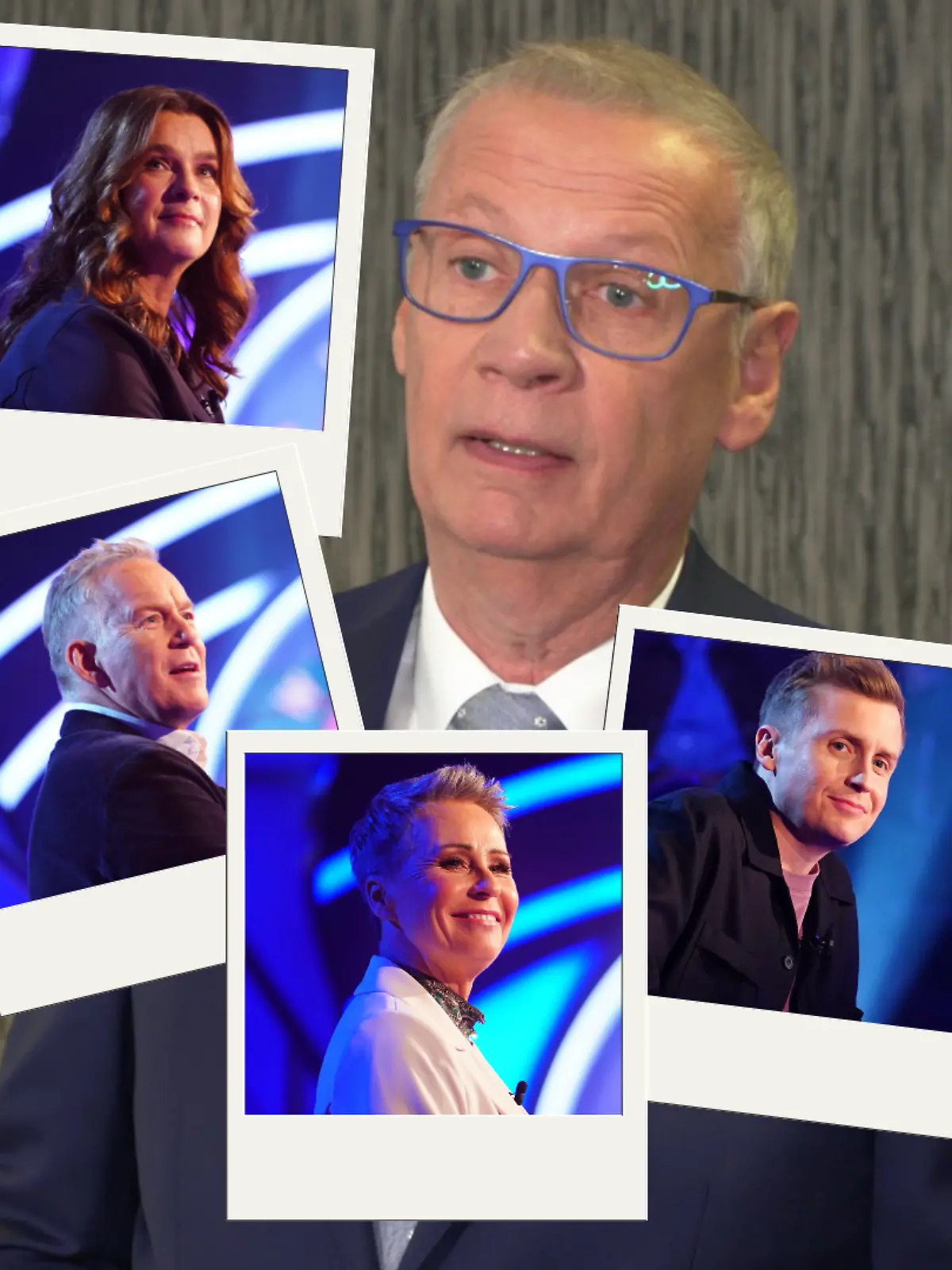 Katarina Witt, Johannes B. Kerner, Sonja Zietlow, Till Reiners und Günther Jauch