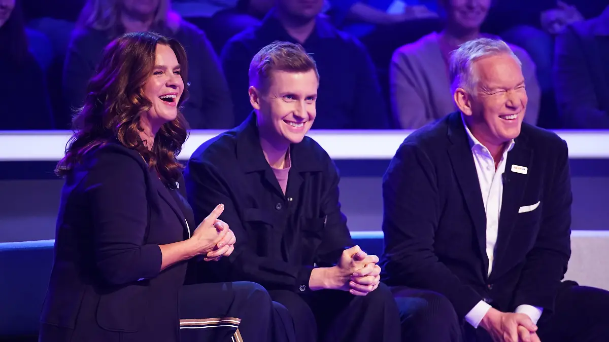 V.l.: Katharina Witt, Till Reiners und Johannes B. Kerner