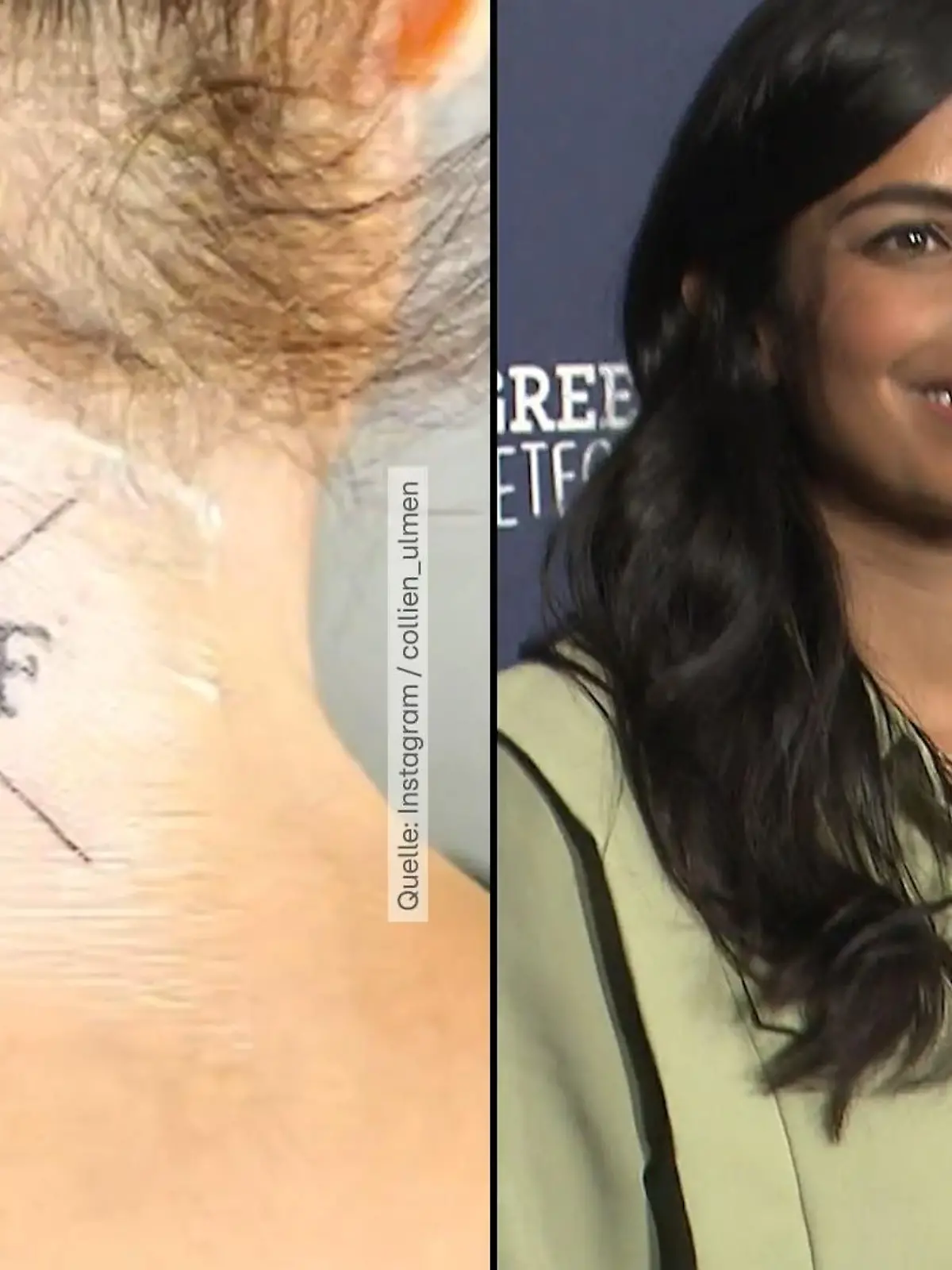 Bild zu: "Schauspielerin zieht Schluss-St(r)ich! Das bedeutet Collien Fernandes’ Geheim-Tattoo"