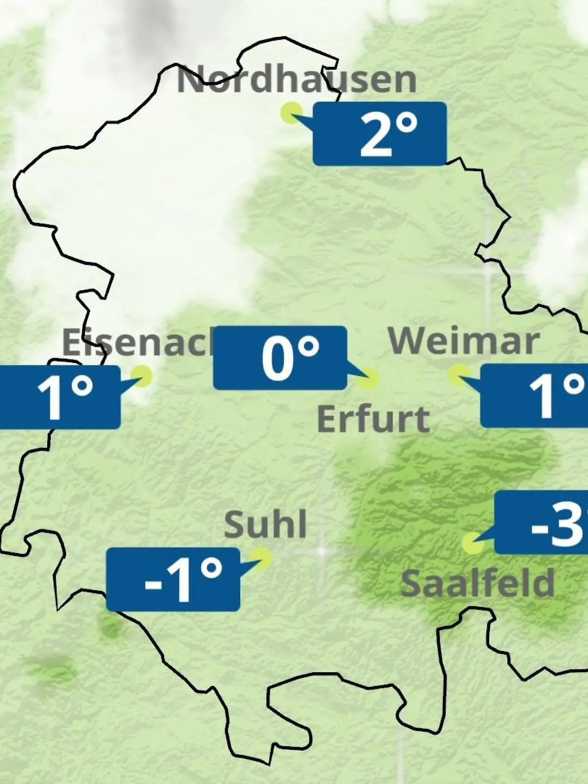 Bild zu: "Thüringen: Wie wird das Wetter?"