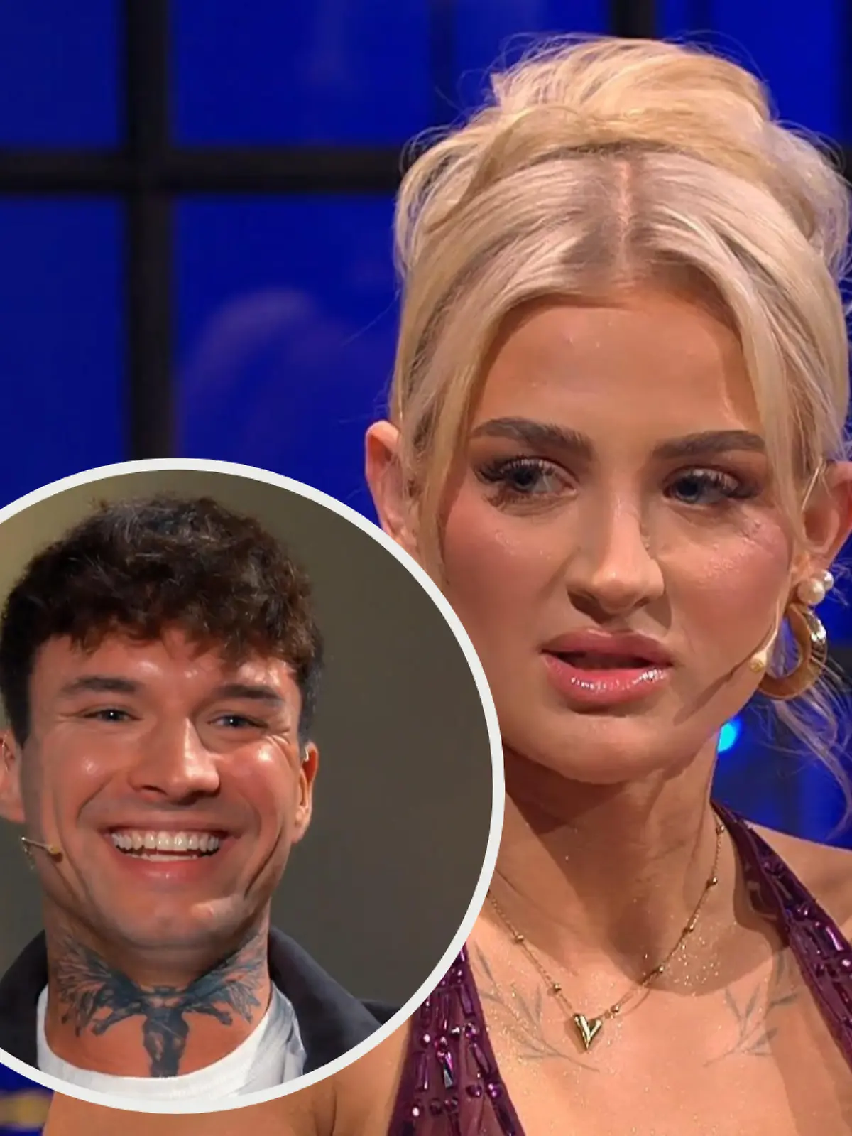 Micha muss beim Sommerhaus-Wiedersehen wegen Eddas Aussage lachen.