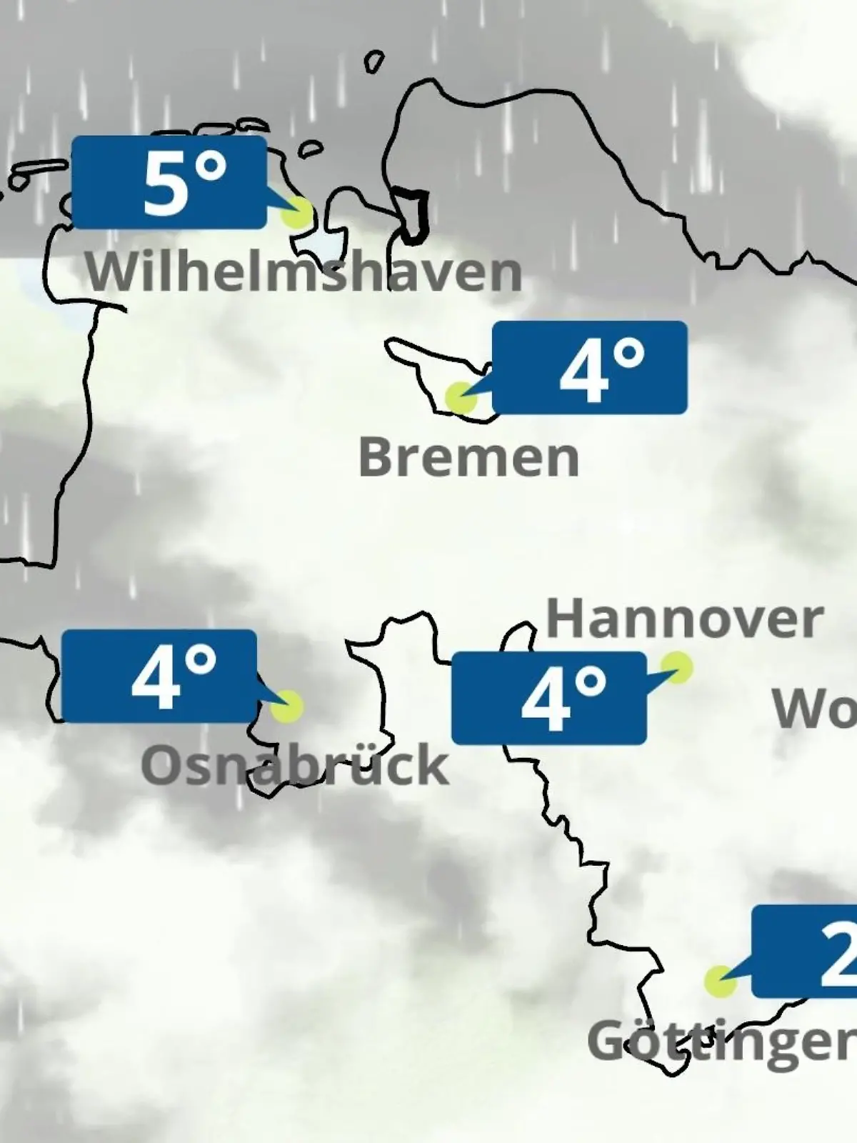 Bild zu: "Bremen und Niedersachsen: Wie wird das Wetter?"