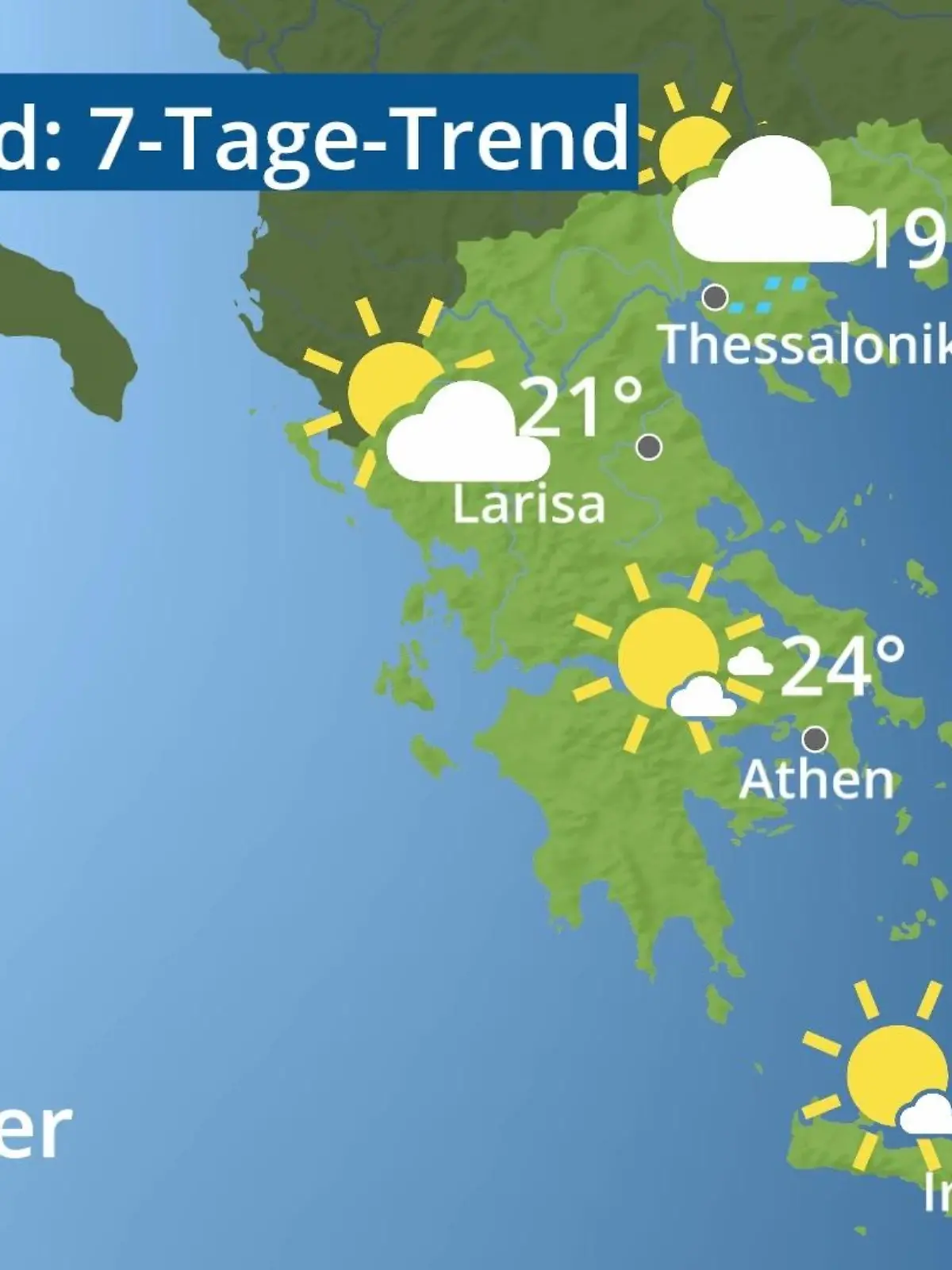 Bild zu: "Griechenland: Wie wird das Wetter?"