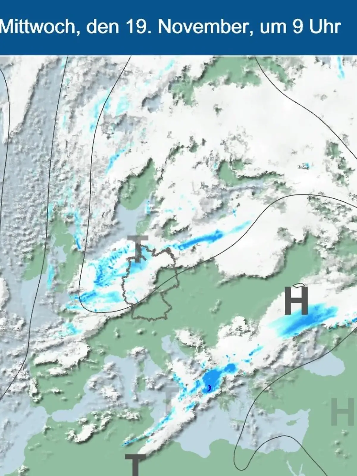 Bild zu: "Die Wetterlage der kommenden 5 Tage"
