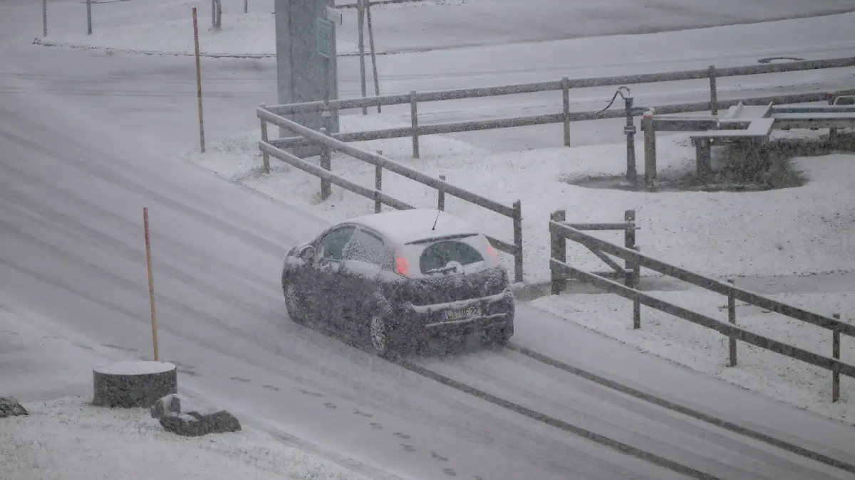 Wetter in Bayern - Schnee im West-Allgäu