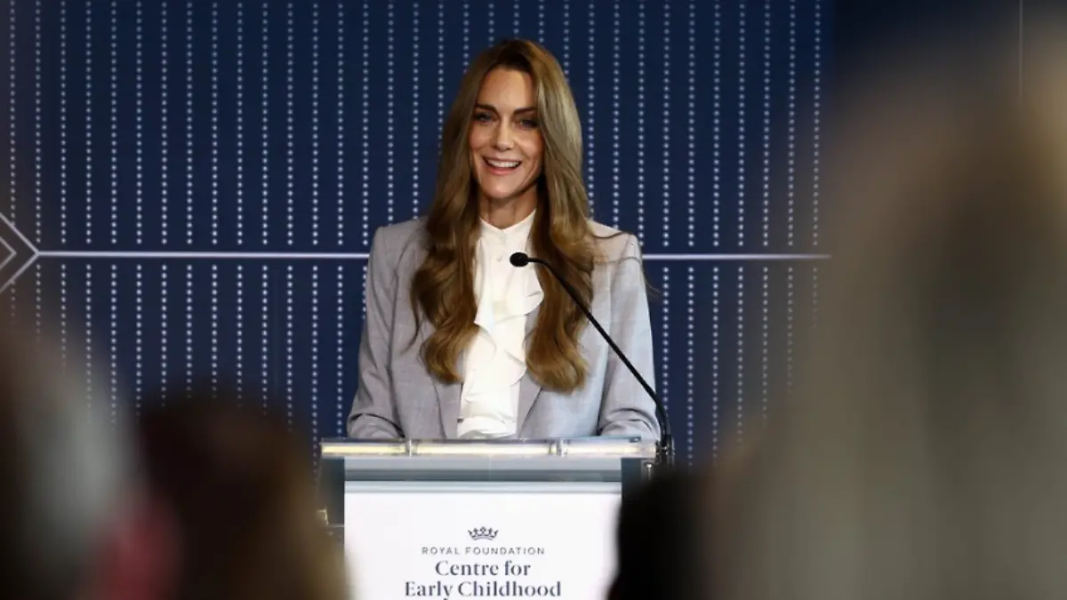 Prinzessin Kate hat am Dienstag ihre erste Rede seit zwei Jahren gehalten.