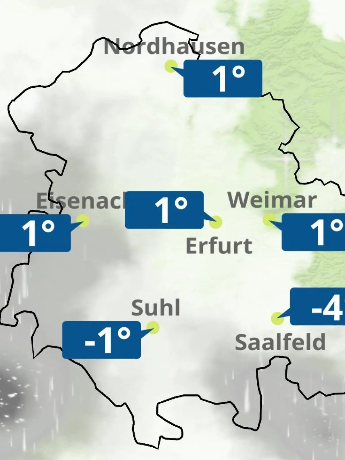 Bild zu: "Thüringen: Wie wird das Wetter?"