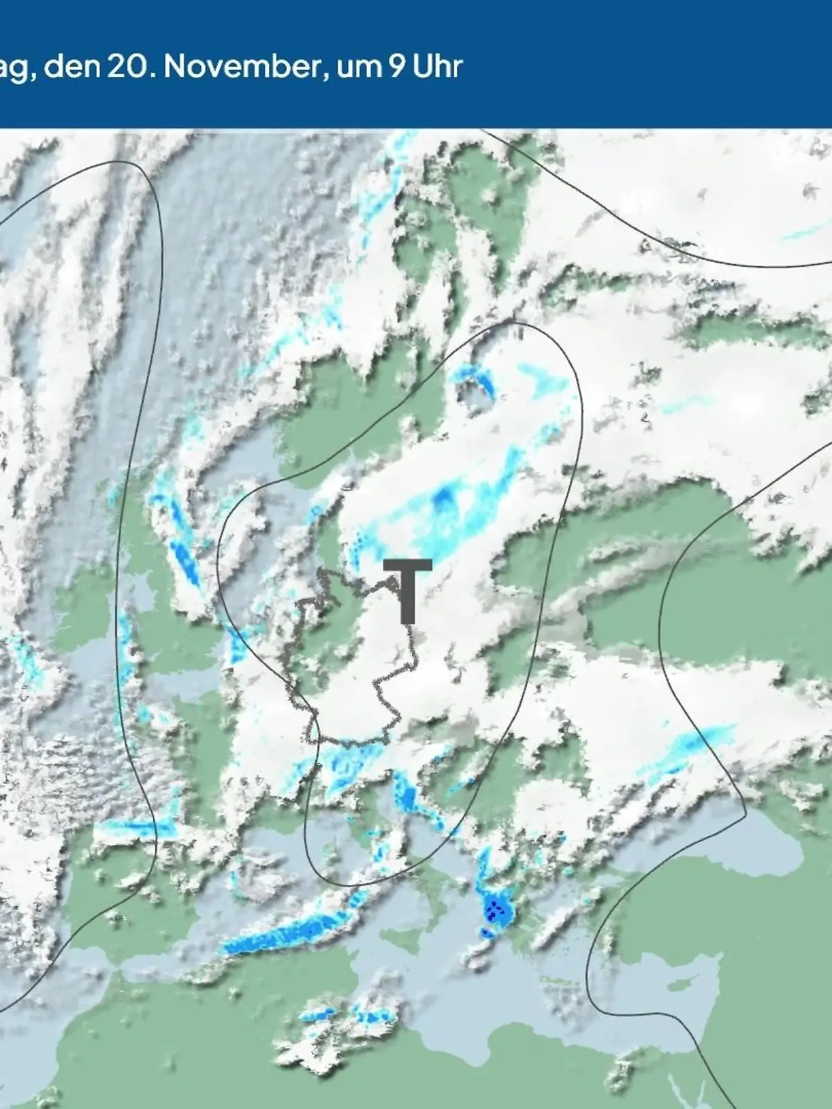 Bild zu: "Die Wetterlage der kommenden 5 Tage"
