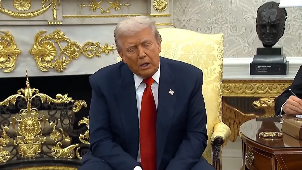 Wutausbruch bei Donald Trump – HIER beschimpft der US-Präsident eine Reporterin „Sie sind eine furchtbare Person"