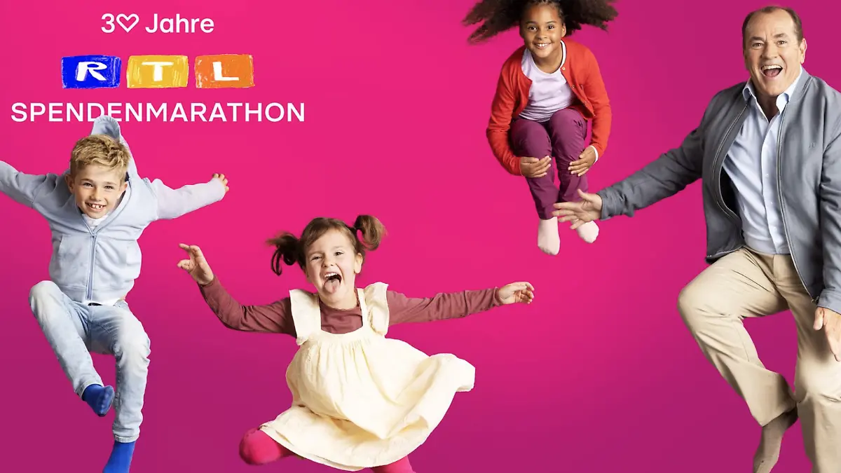 2025 feiert der RTL-Spendenmarathon sein 30-jähriges Jubiläum. 