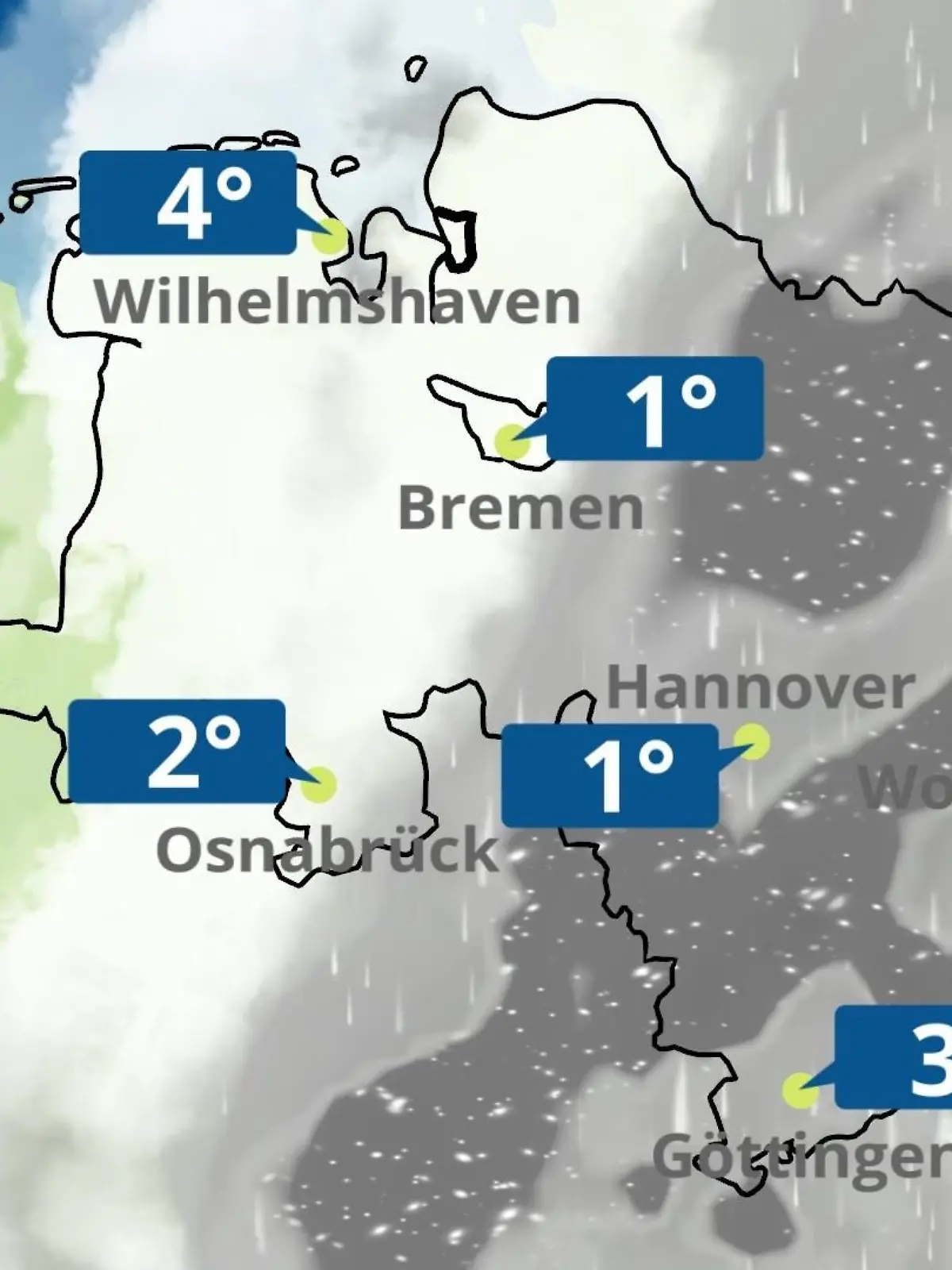 Bild zu: "Bremen und Niedersachsen: Wie wird das Wetter?"