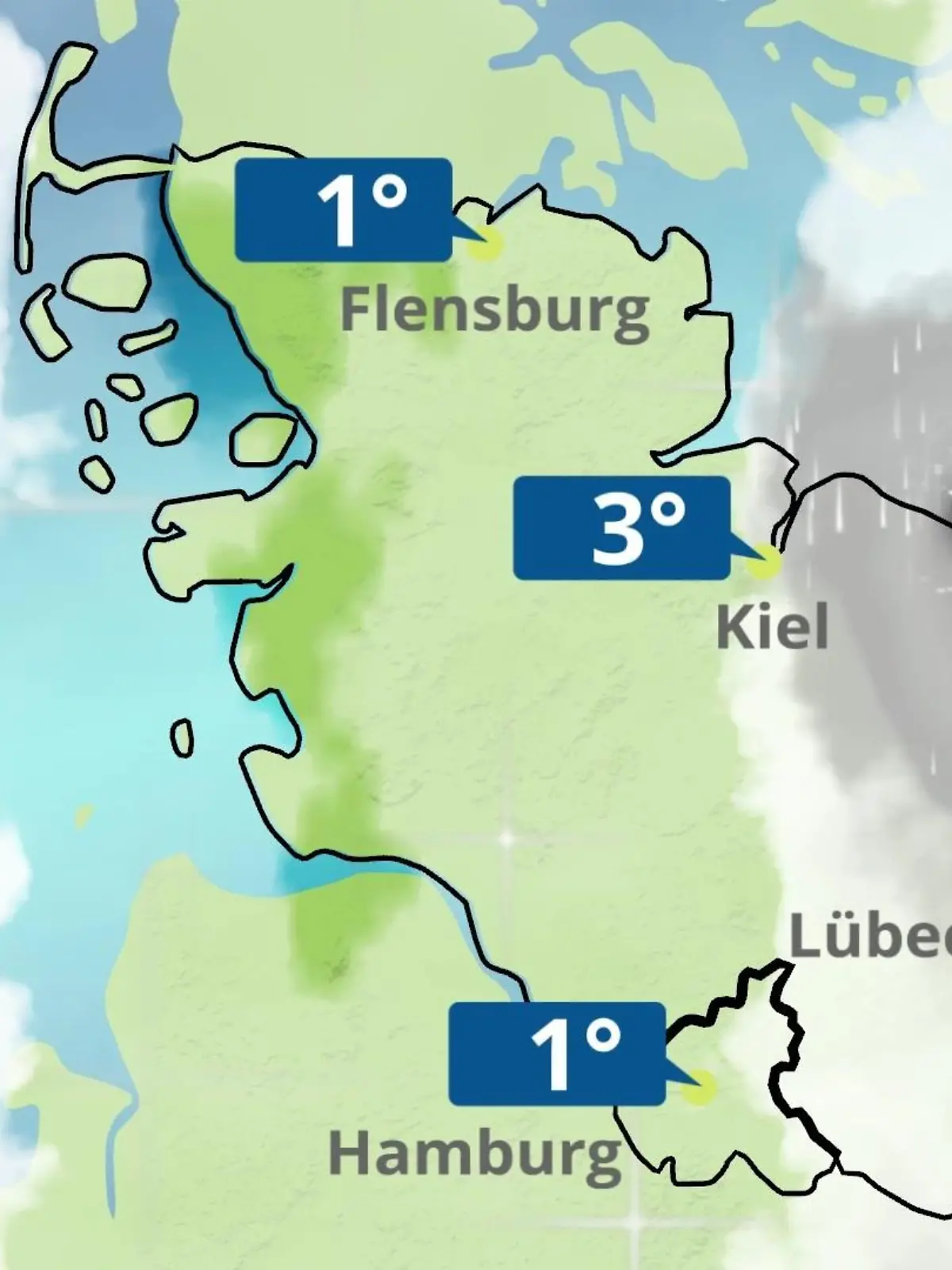 Bild zu: "Hamburg, Schleswig-Holstein: Wie wird das Wetter?"