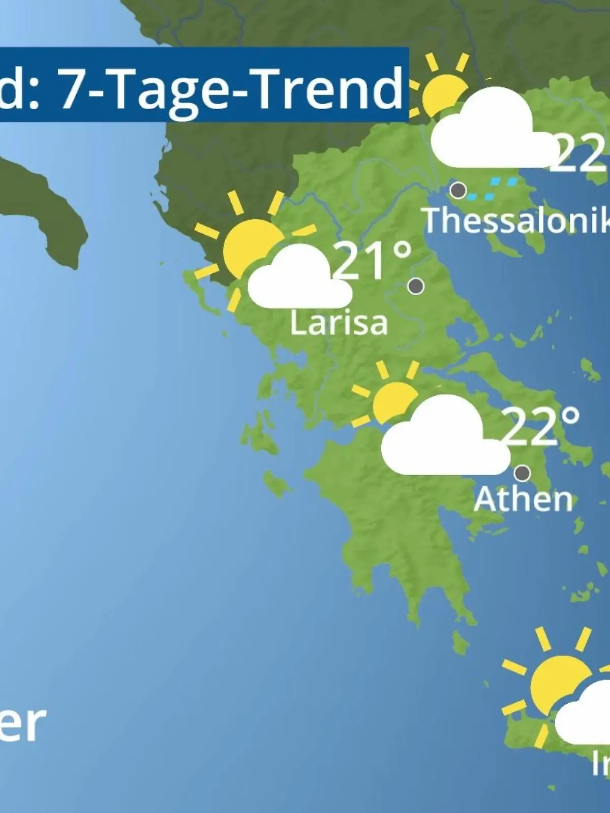 Bild zu: "Griechenland: Wie wird das Wetter?"