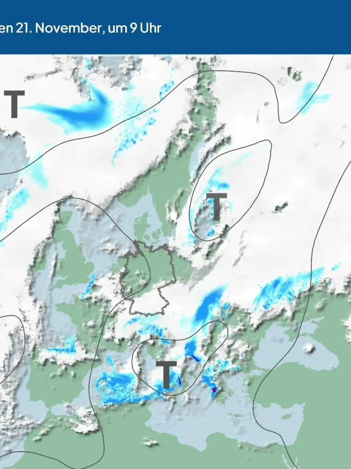 Bild zu: "Die Wetterlage der kommenden 5 Tage"