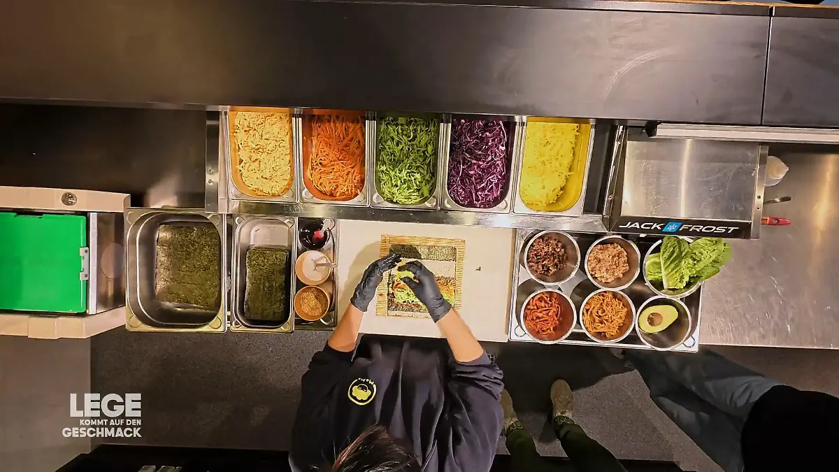 Lege entdeckt die Vielfalt von Kimbab Blick über den Sushi-Tellerrand