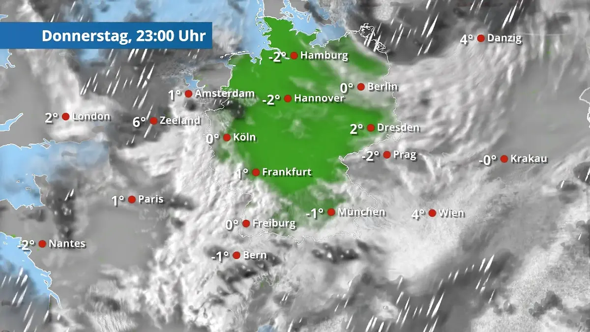 Ein bisschen Schnee kommt noch nach Der Regen- und Wolkenfilm für 48 Stunden