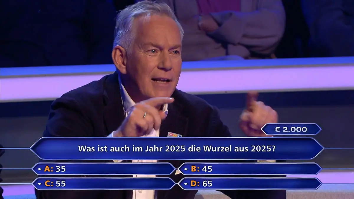 Schön wär's gewesen, Johannes B. Kerner – aber das stimmt nicht immer Mathe-Life-Hack bei „Wer wird Millionär?”