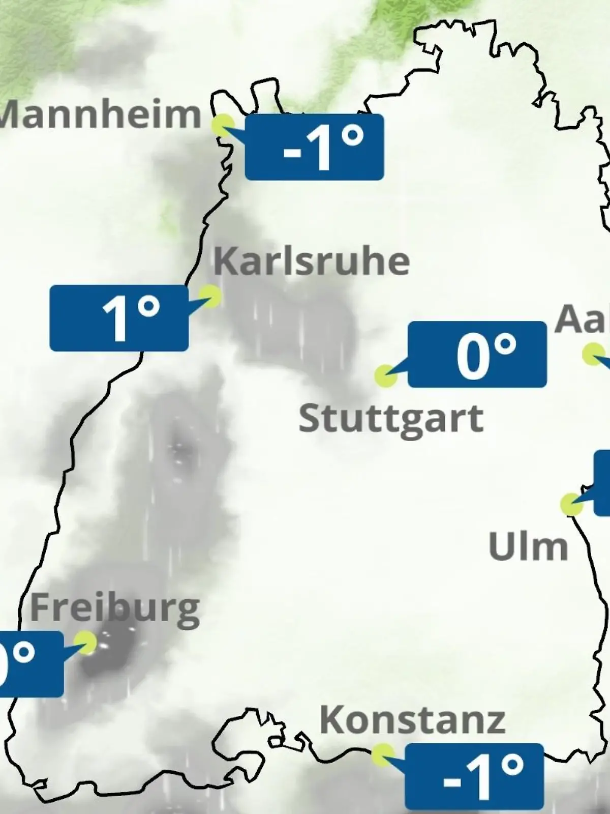 Bild zu: "Baden-Württemberg: Wie wird das Wetter?"