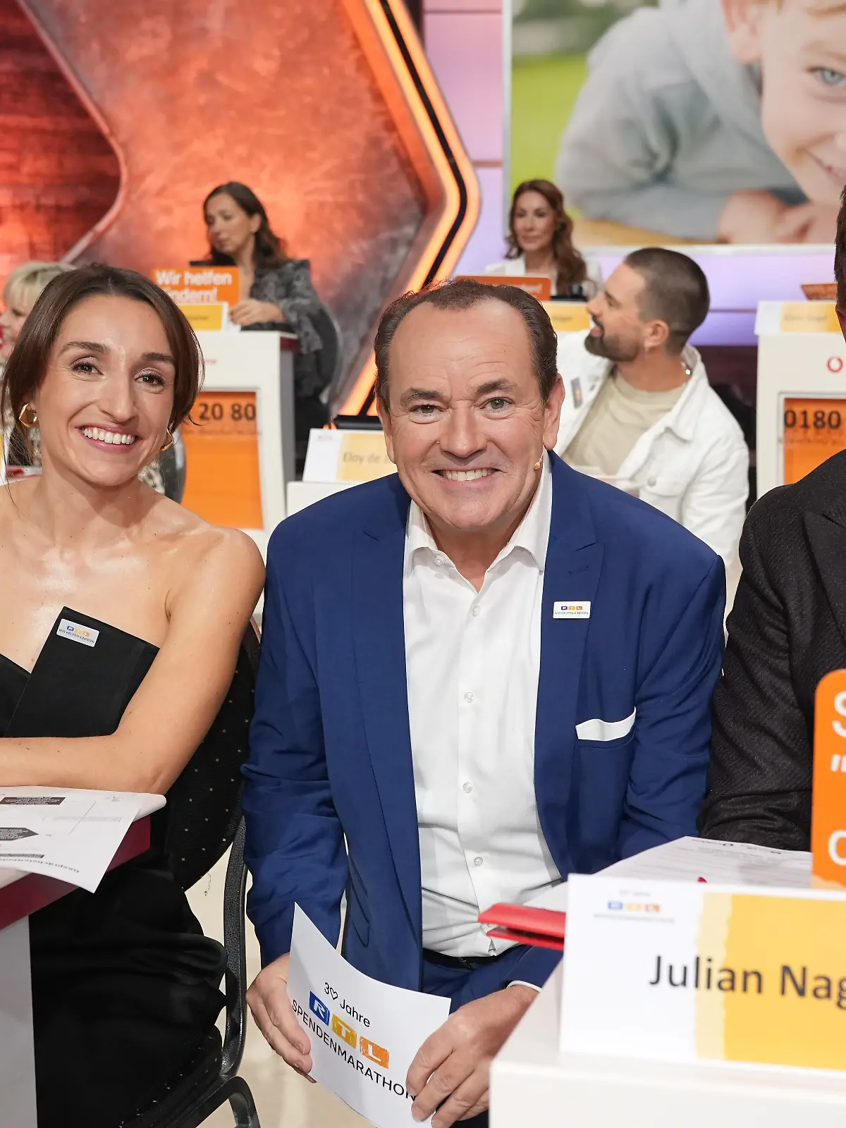 Bild zu: "Wow-Auftritt von Julian Nagelsmann und seiner Lena beim RTL-Spendenmarathon"