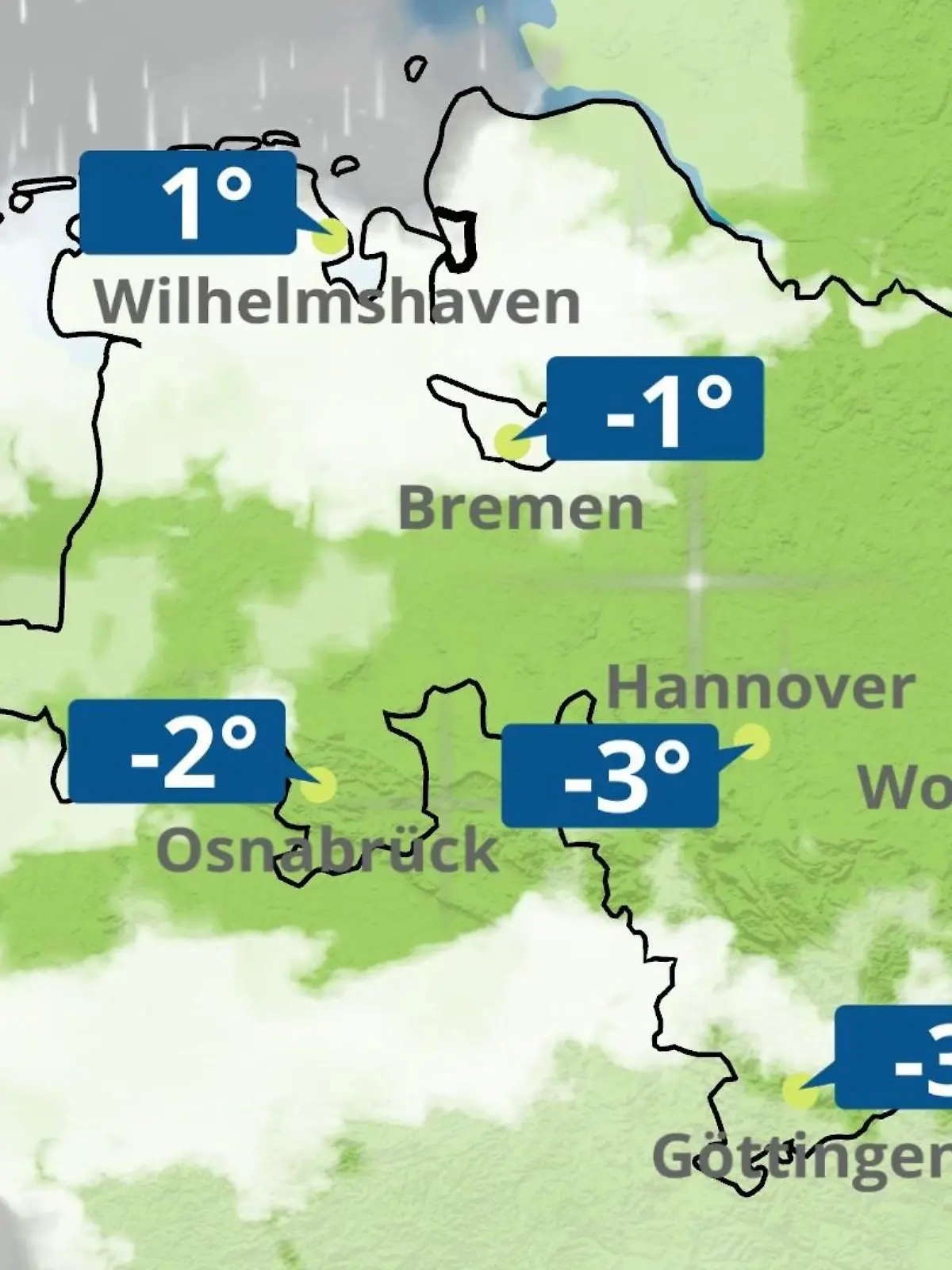 Bild zu: "Bremen und Niedersachsen: Wie wird das Wetter?"