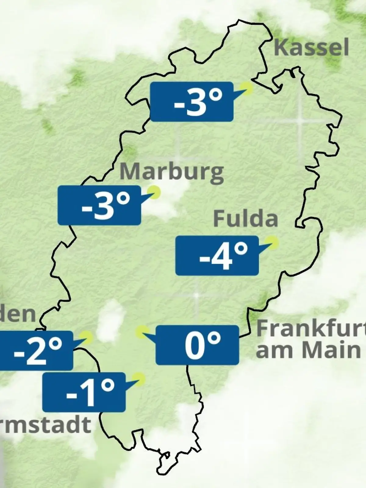 Bild zu: "Hessen: Wie wird das Wetter?"
