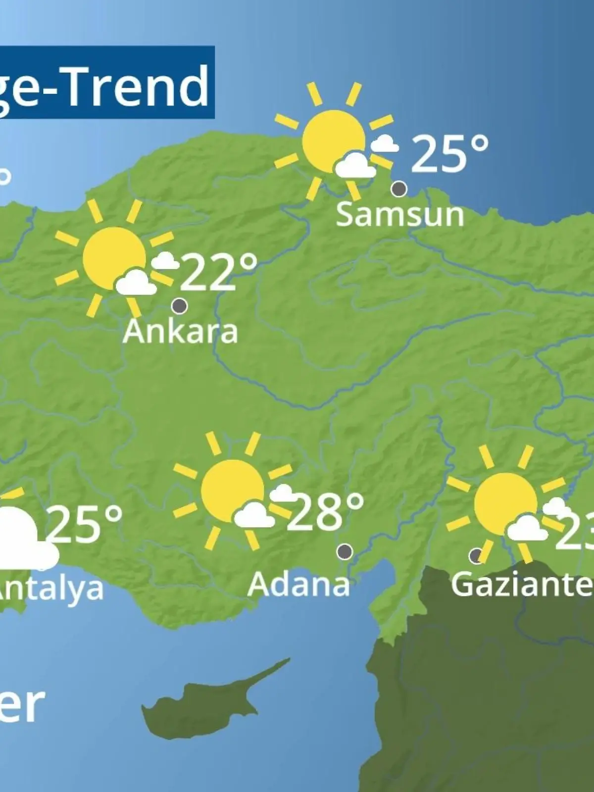 Bild zu: "Türkei: Wie wird das Wetter?"