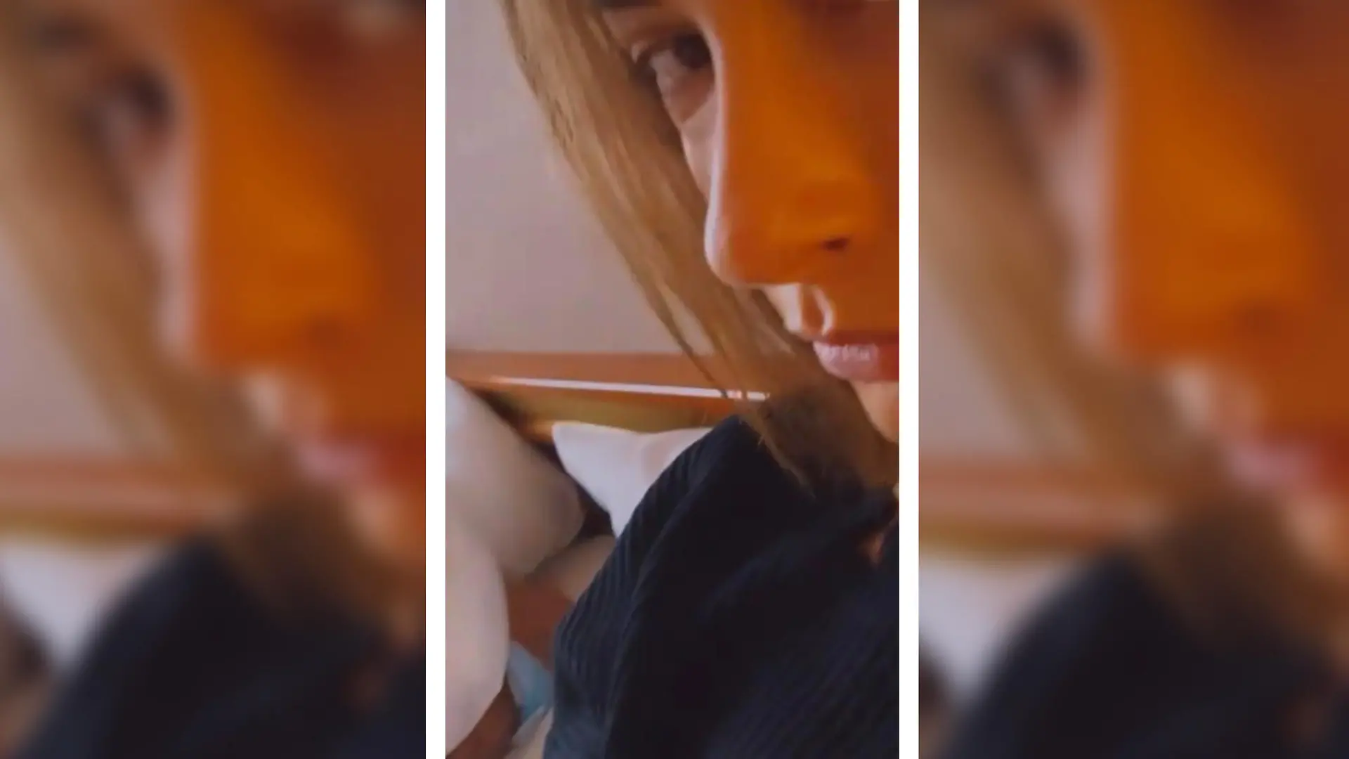 Jennifer Lange im Bett mit Darius Zander