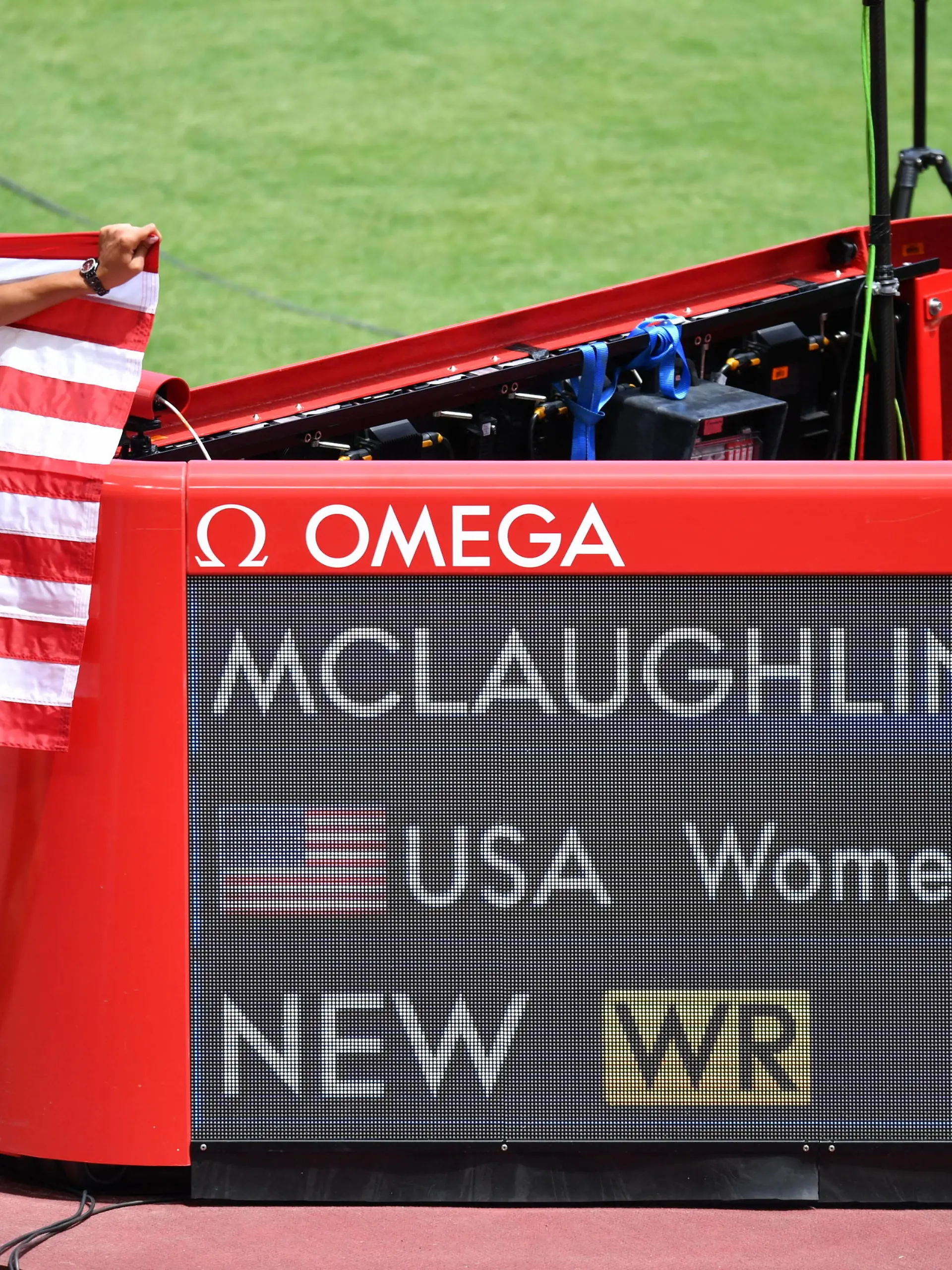 Sydney McLaughlin USA, AUGUST 4, 2021 - Athletics : Gold medallist United States Sydney McLaughlin celebrates after setting a new world record in the Women s 400m Hurdles Final during the Tokyo 2020 Olympic Games, Olympische Spiele, Olympia, OS at the National Stadium in Tokyo, Japan. Noxthirdxpartyxsales PUBLICATIONxNOTxINxJPN 166364441 