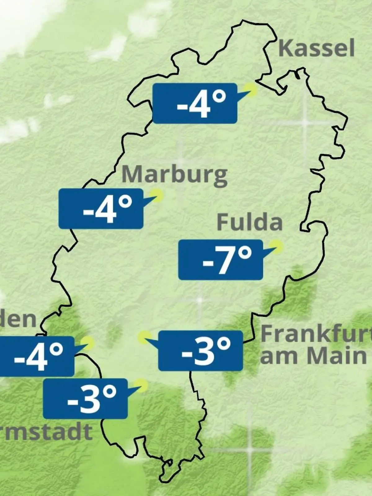 Bild zu: "Hessen: Wie wird das Wetter?"