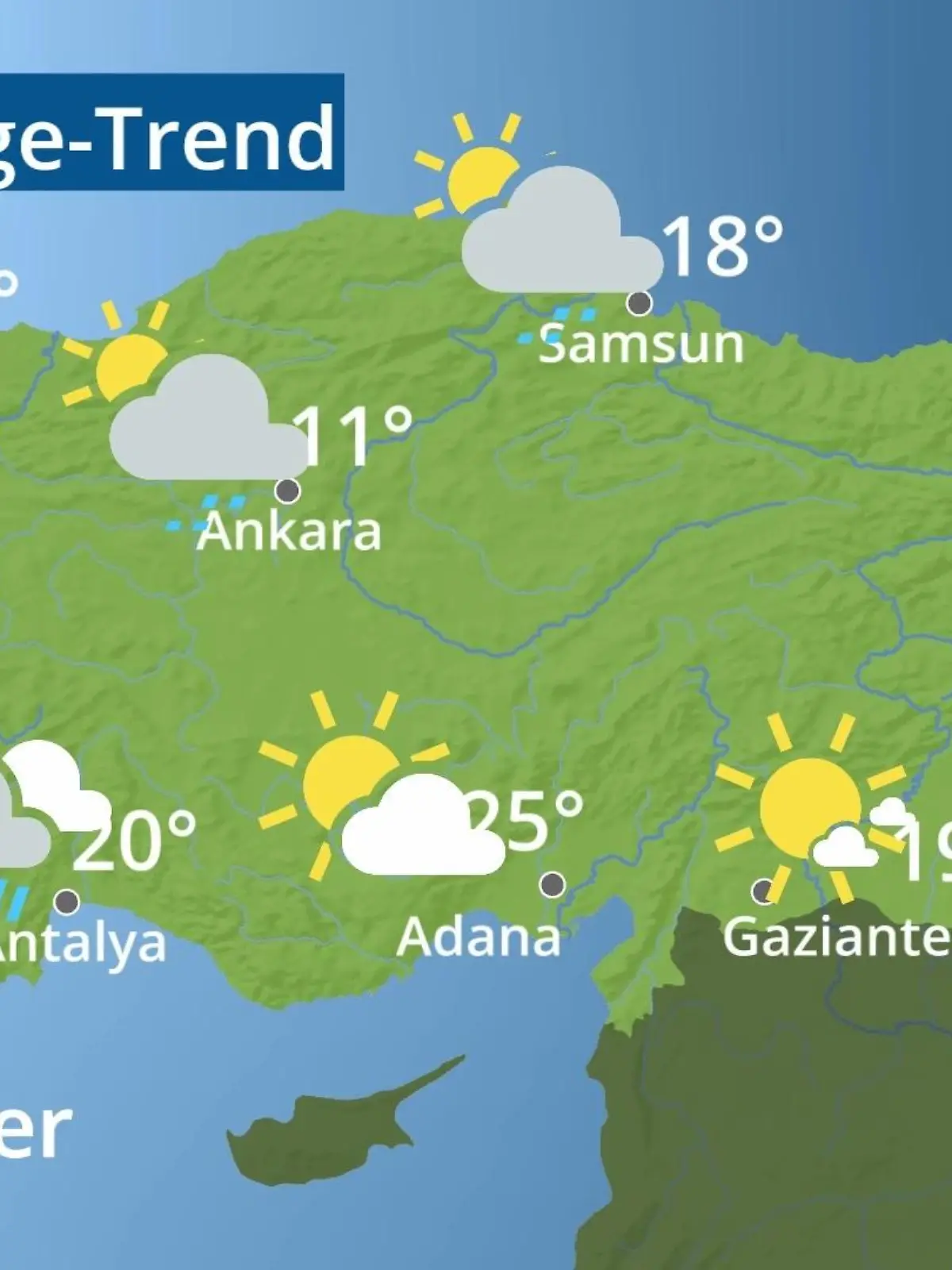 Bild zu: "Türkei: Wie wird das Wetter?"