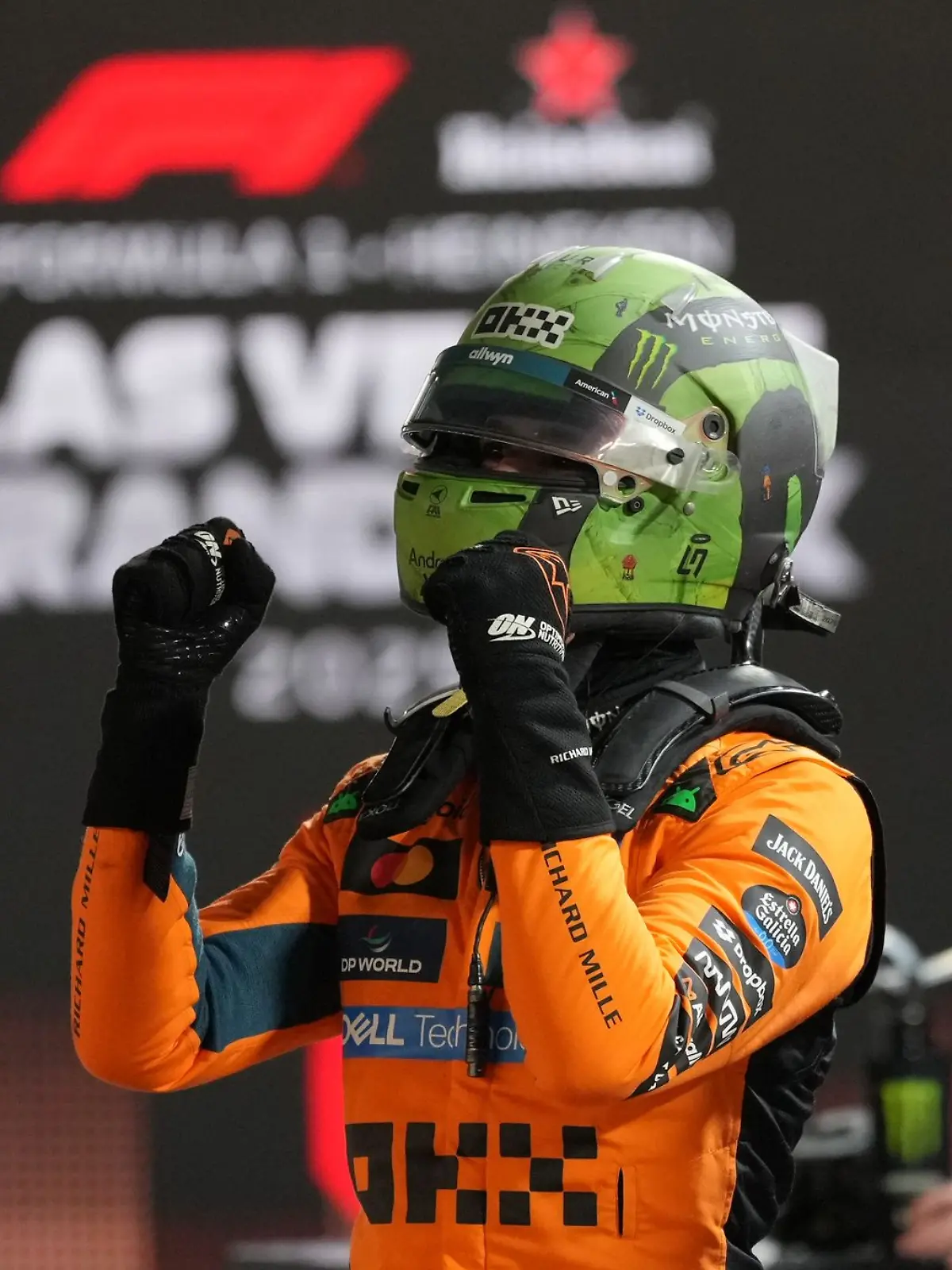 Bild zu: "Norris holt erstmals Pole in Vegas: «Stressig wie die Hölle»"