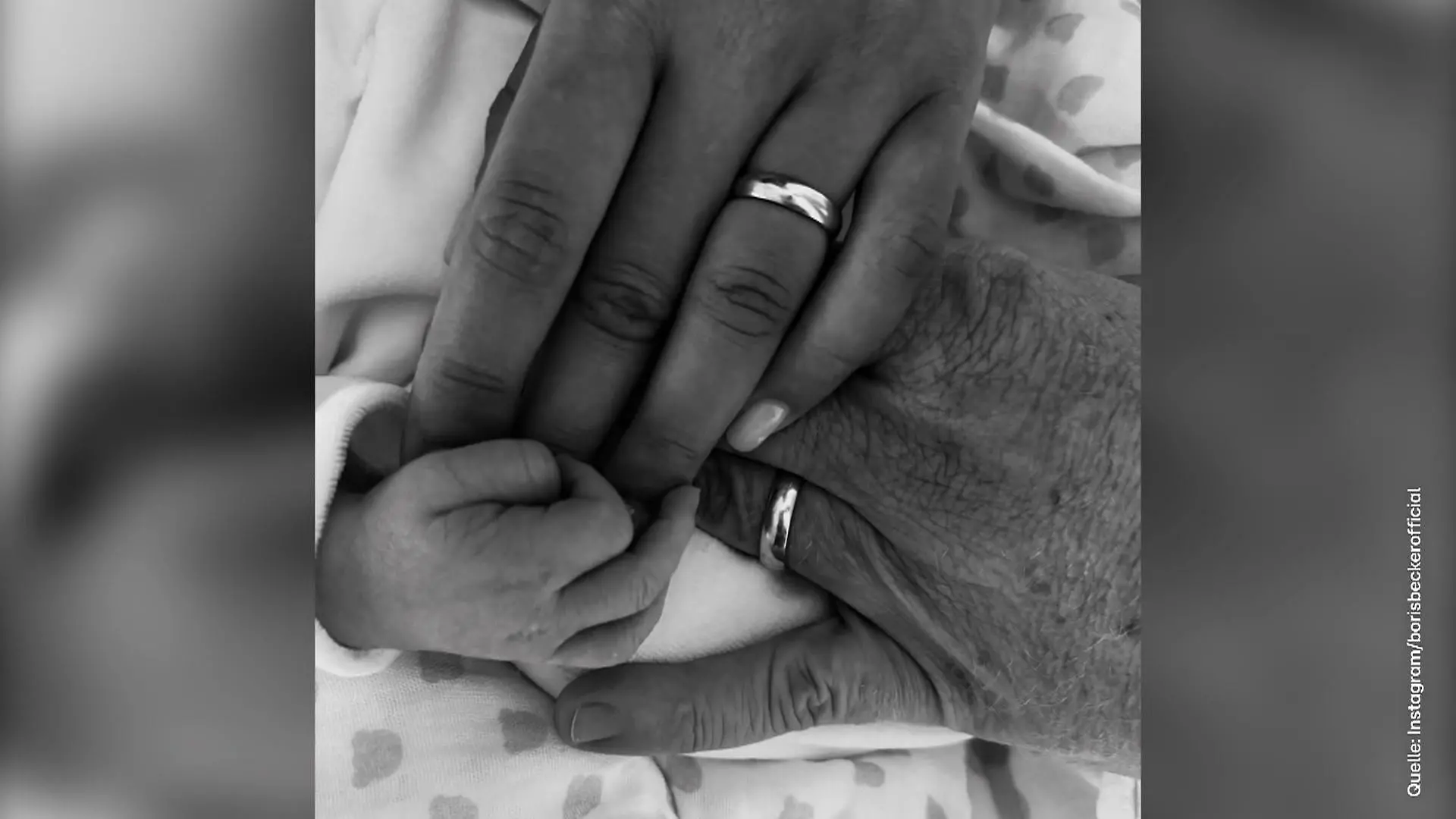 Das Baby ist da! Boris Becker ist wieder Papa geworden Süßer Schnappschuss
