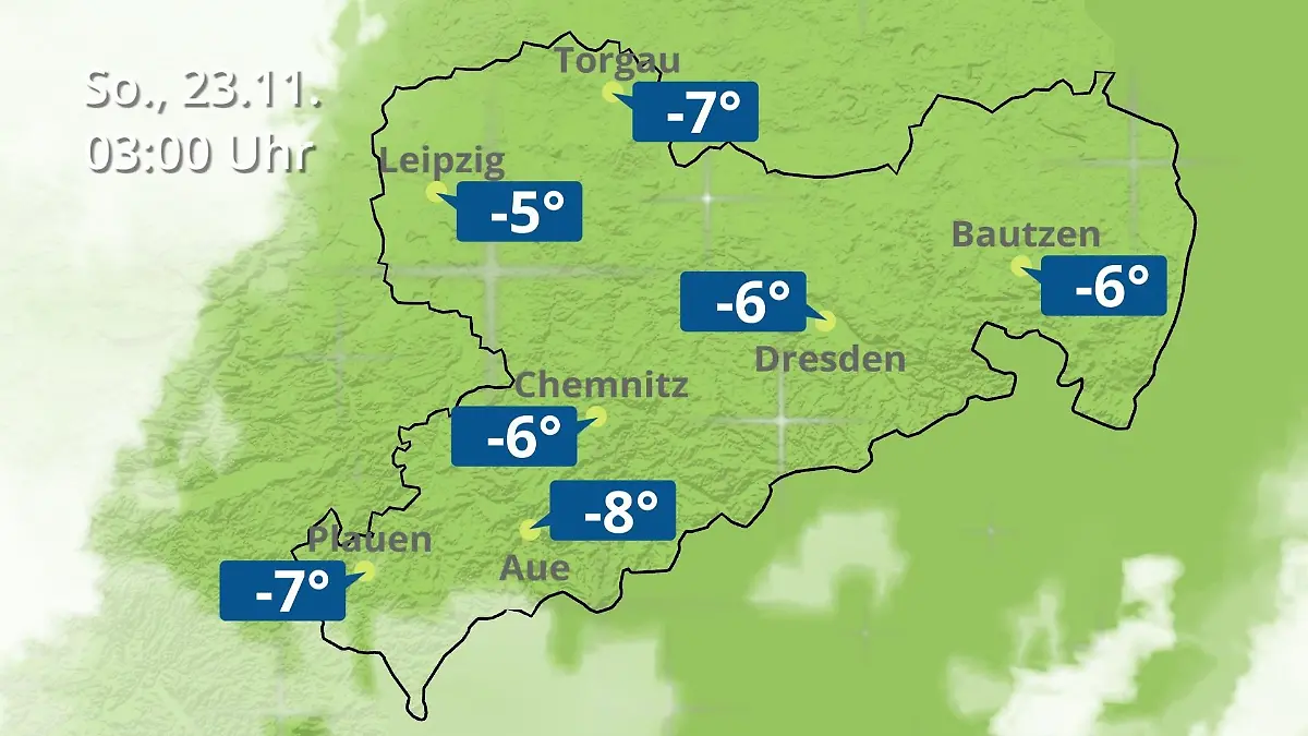 Sachsen: Wie wird das Wetter? Regen- und Wolkenfilm für Chemnitz, Dresden und Leipzig