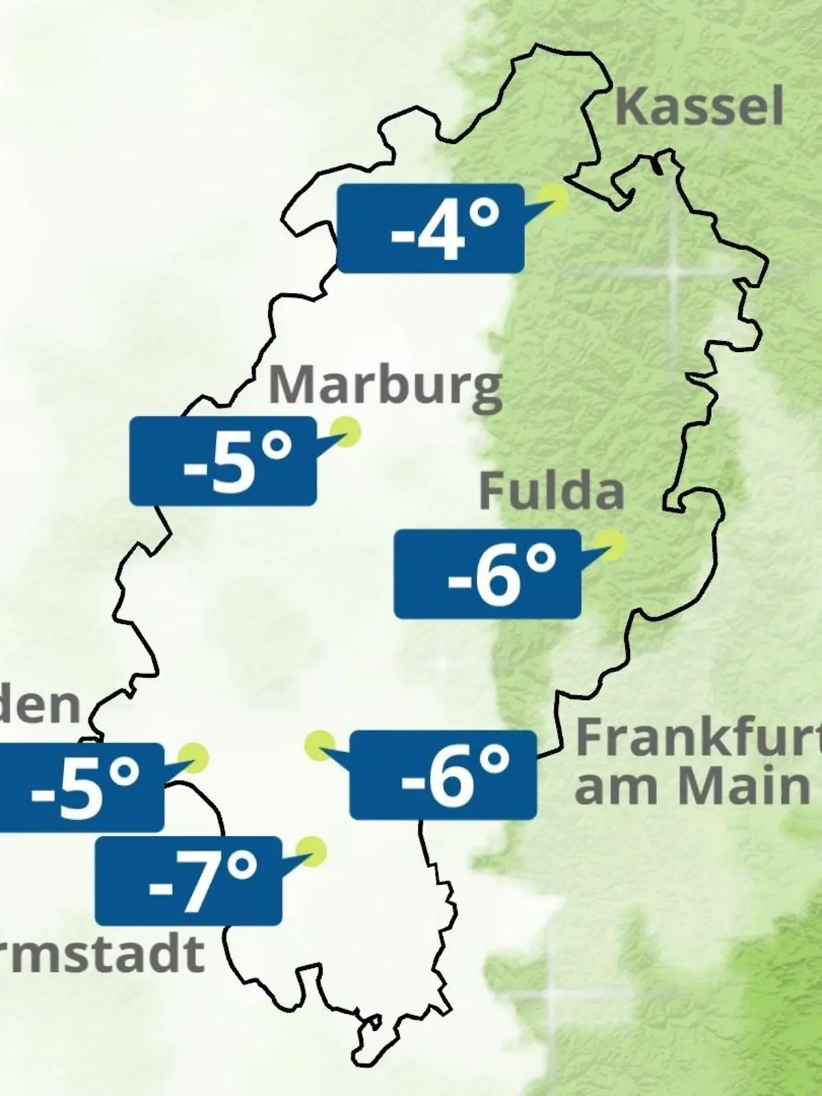 Bild zu: "Hessen: Wie wird das Wetter?"