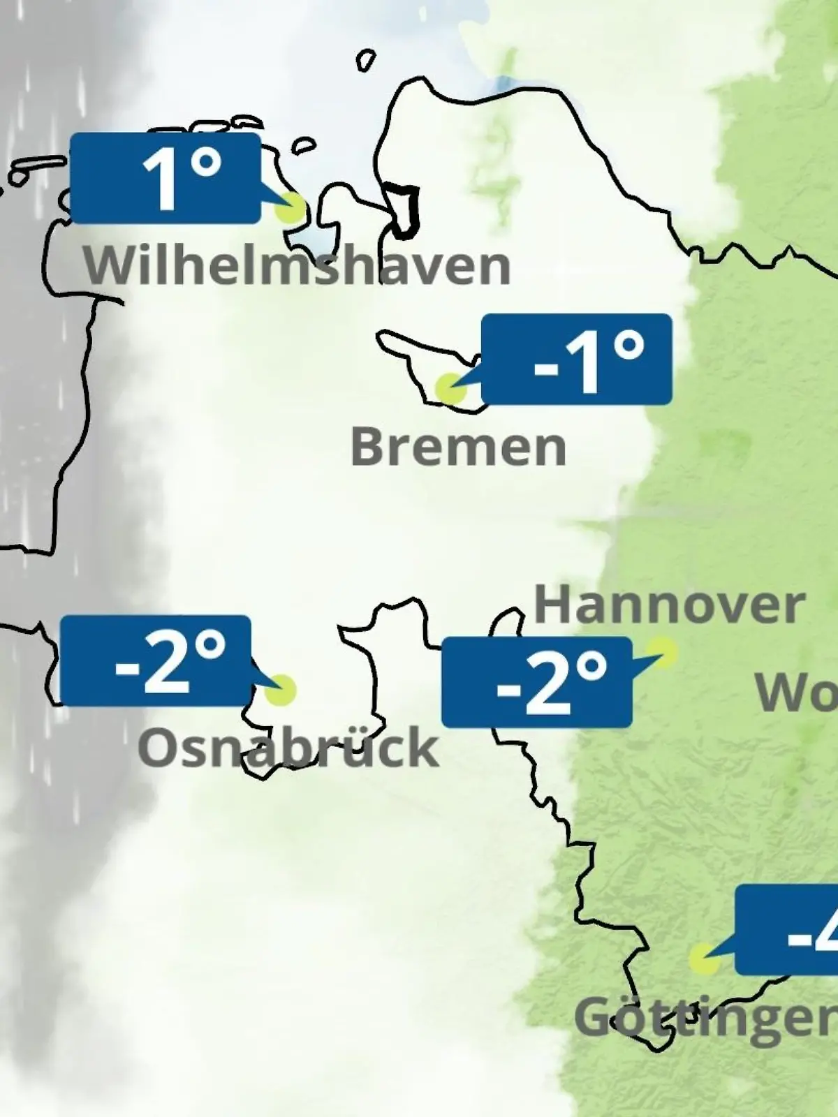 Bild zu: "Bremen und Niedersachsen: Wie wird das Wetter?"
