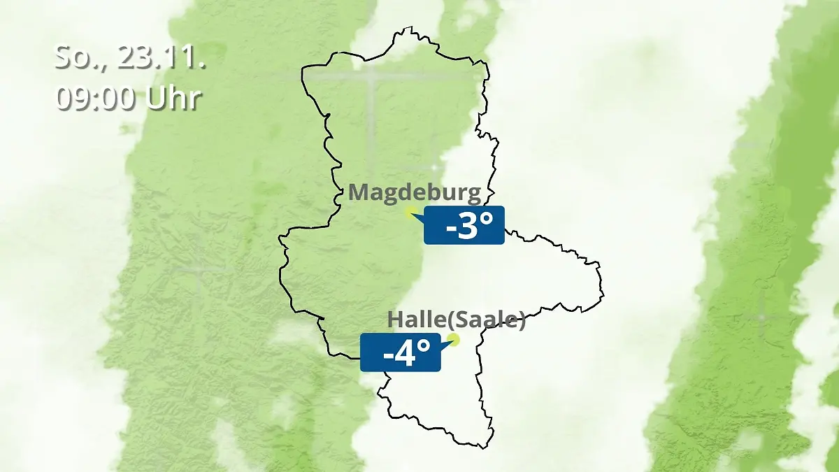 Sachsen-Anhalt: Wie wird das Wetter? Regen und Wolkenfilm für Halle und Magdeburg