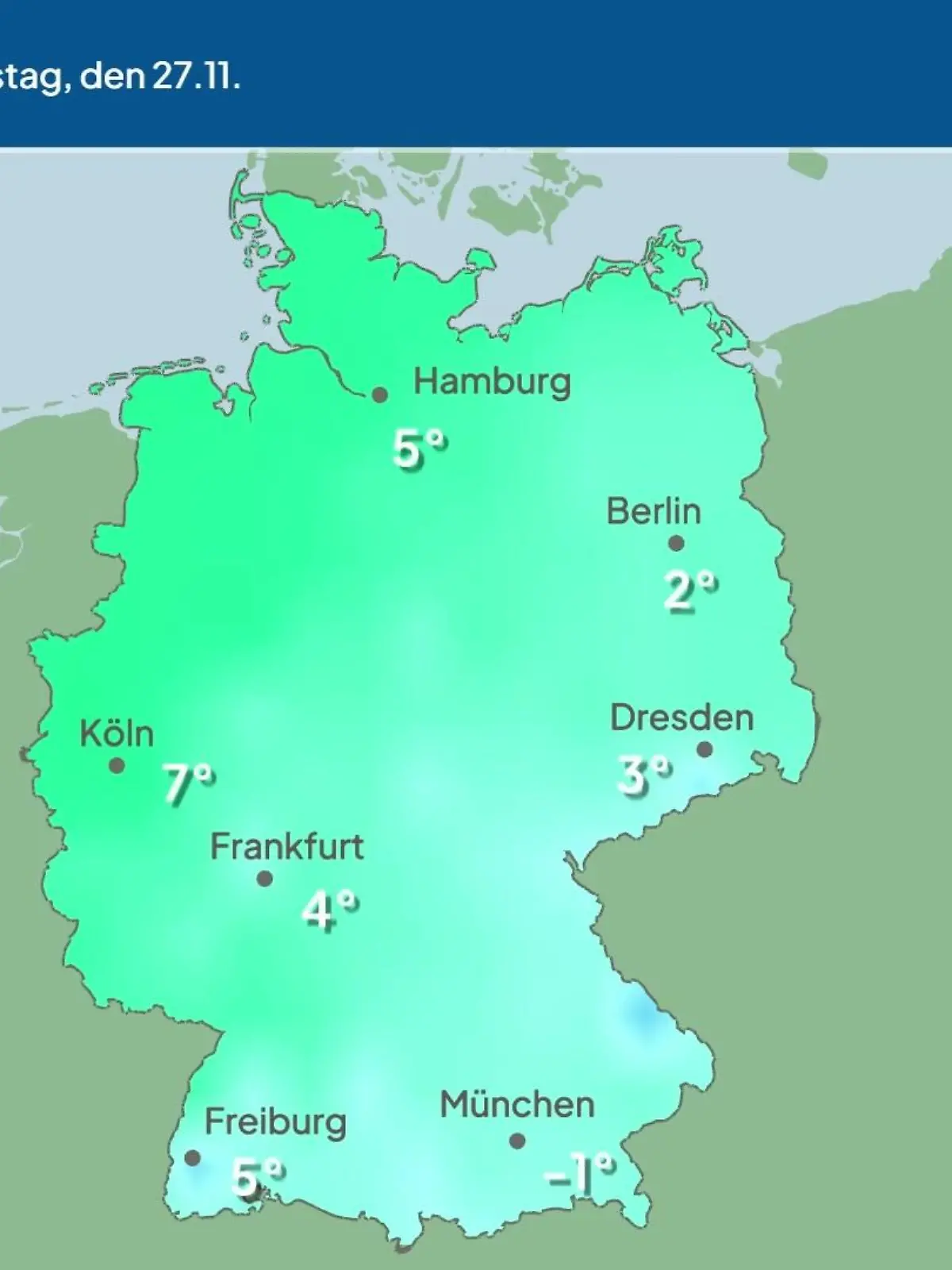 Bild zu: "Im Video: Temperatur-Vorhersage"
