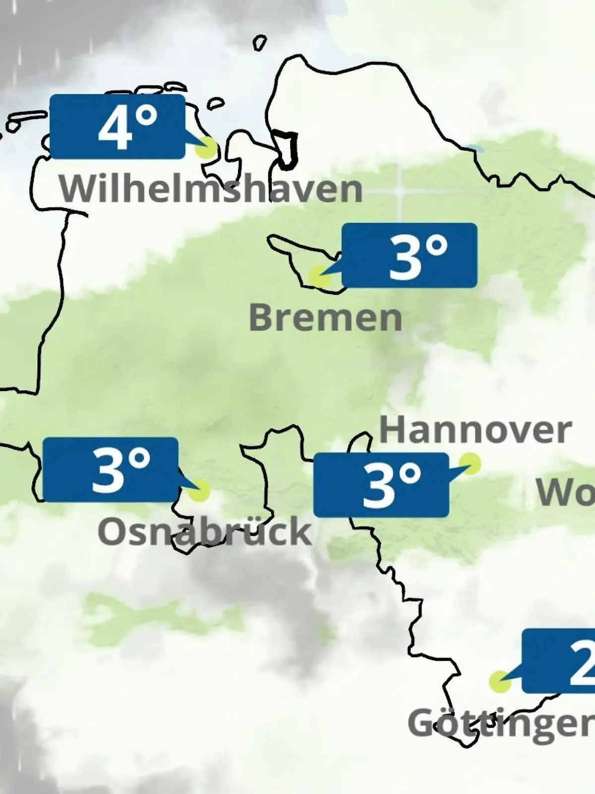 Bild zu: "Bremen und Niedersachsen: Wie wird das Wetter?"