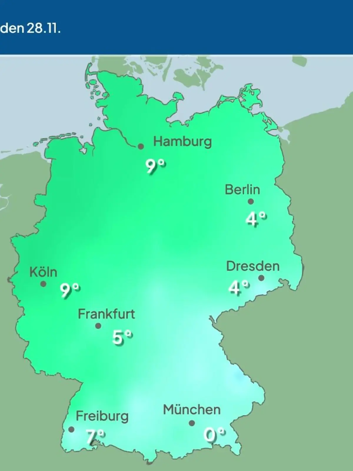Bild zu: "Im Video: Temperatur-Vorhersage"