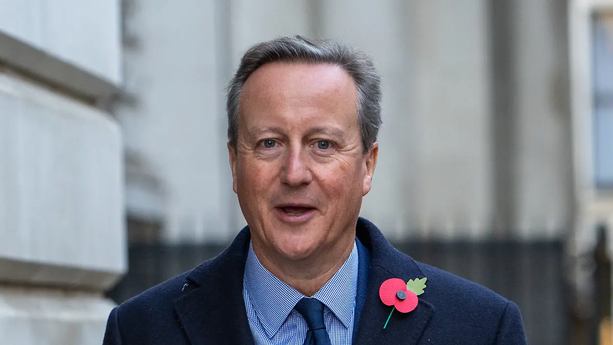 Politiker am Remembrance Sunday in London Sunday