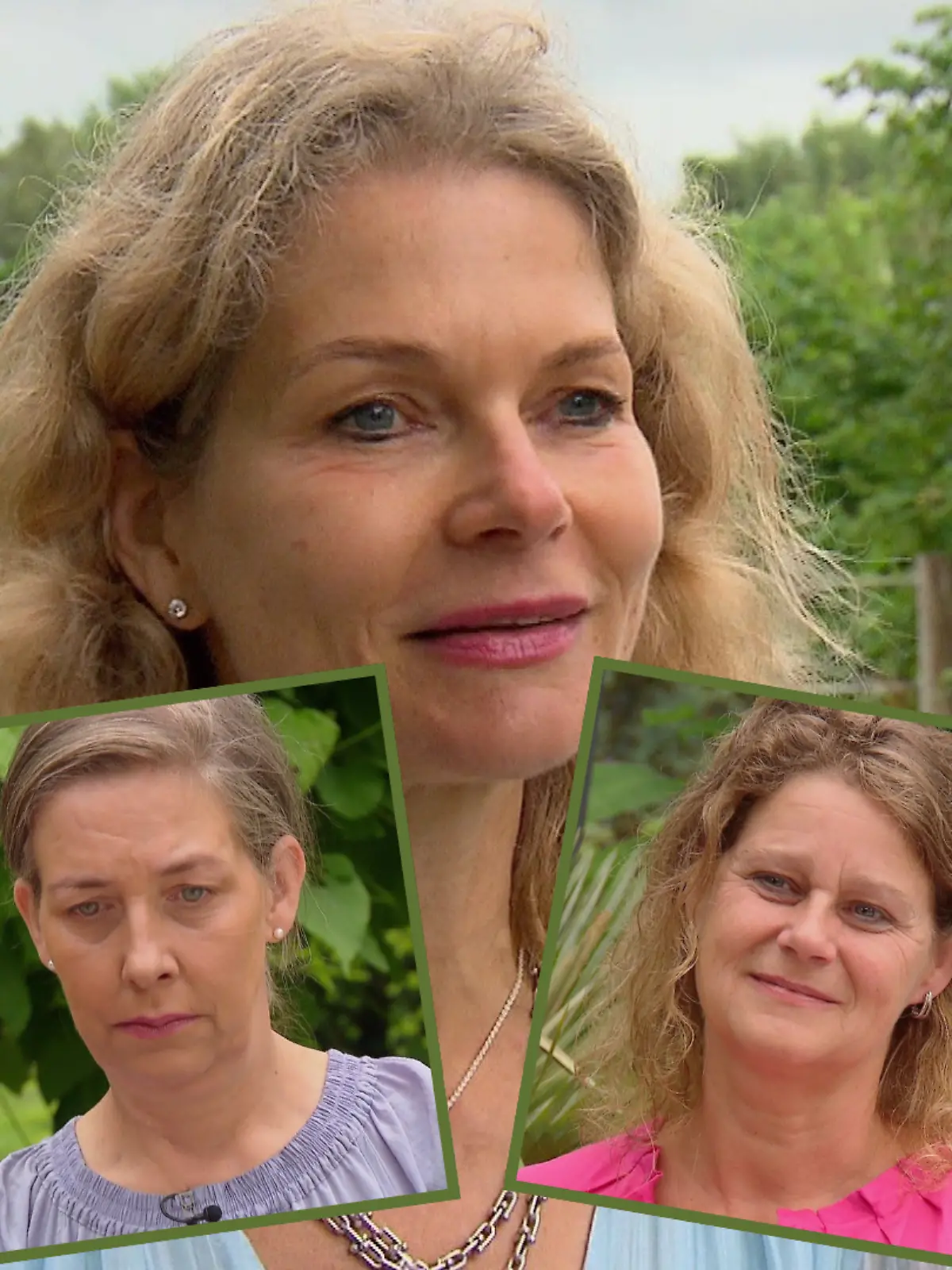 „Bauer sucht Frau”-Kandidatin Jessica mit Petra und Carola