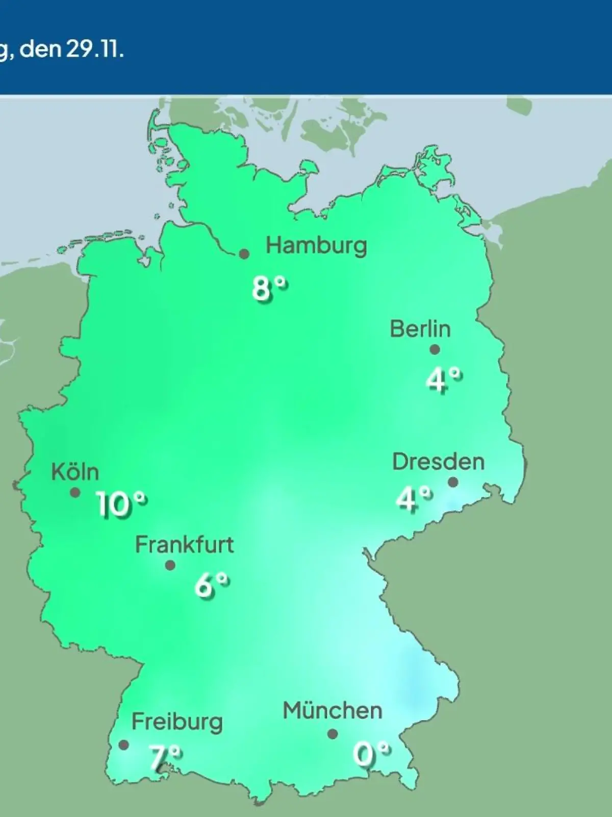 Bild zu: "Im Video: Temperatur-Vorhersage"