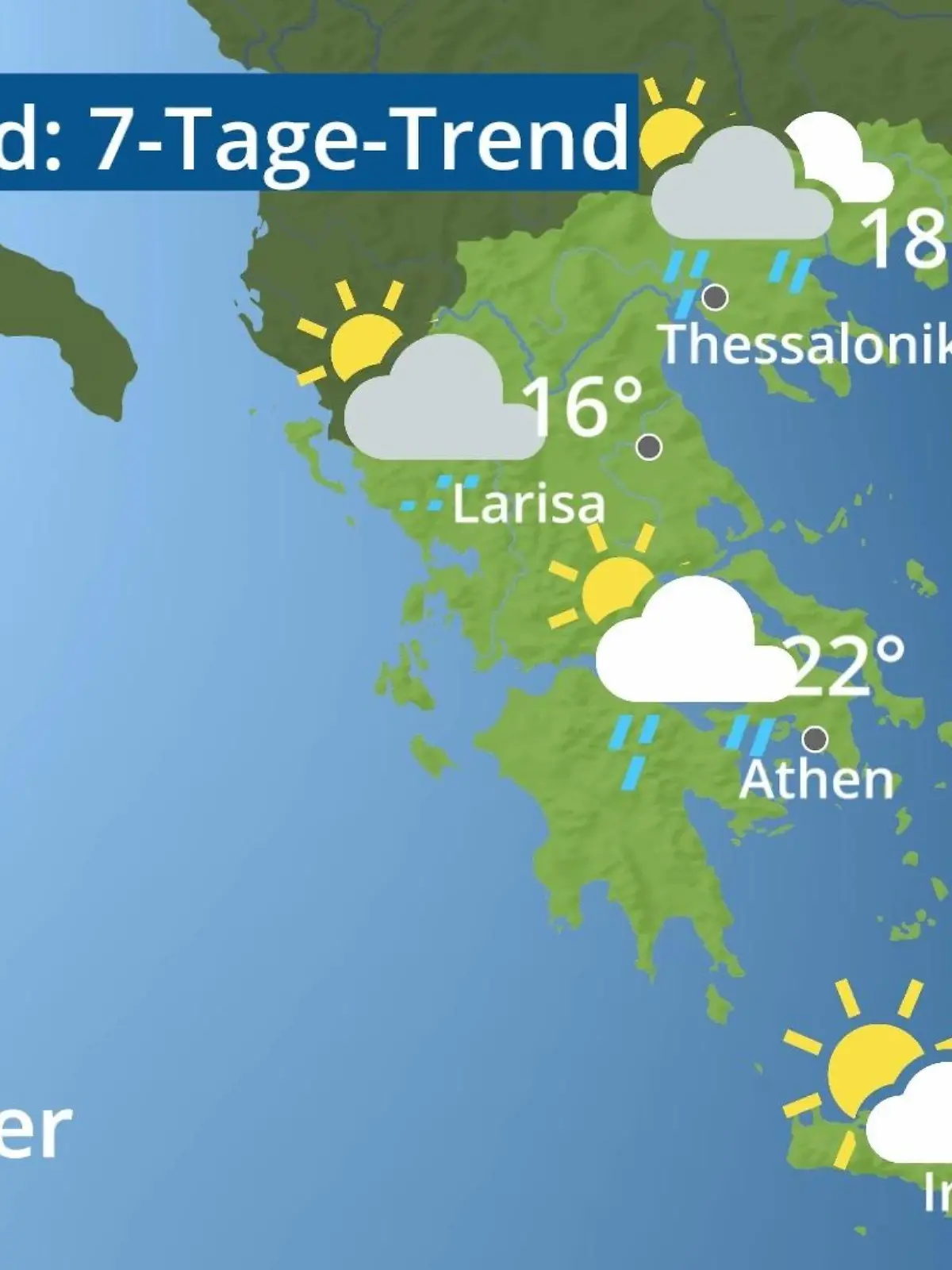 Bild zu: "Griechenland: Wie wird das Wetter?"