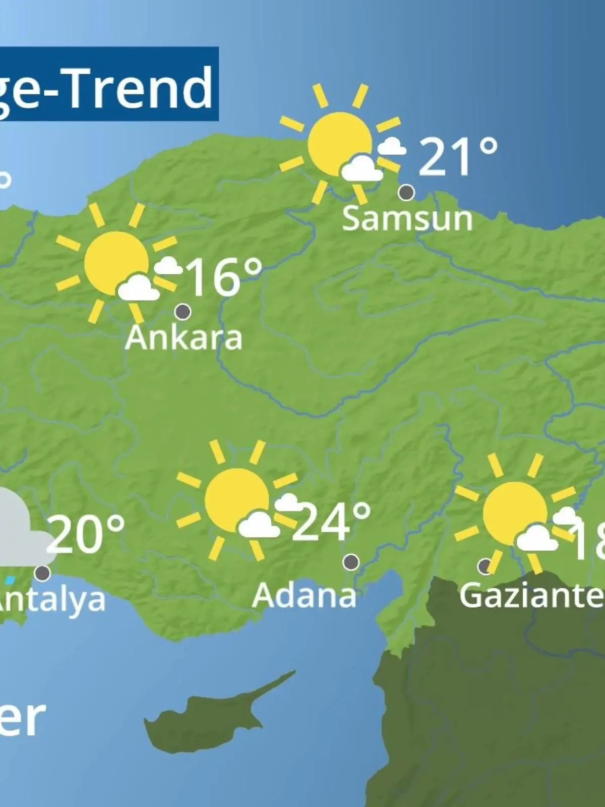Bild zu: "Türkei: Wie wird das Wetter?"