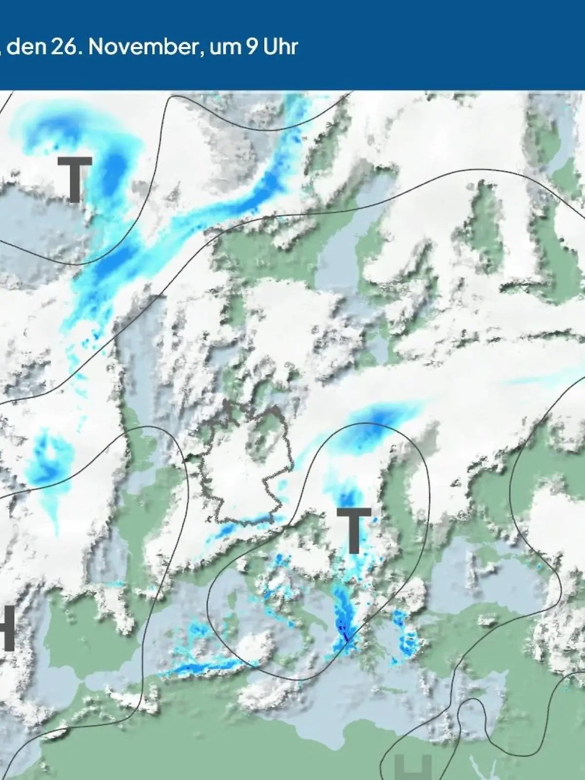 Bild zu: "Die Wetterlage der kommenden 5 Tage"