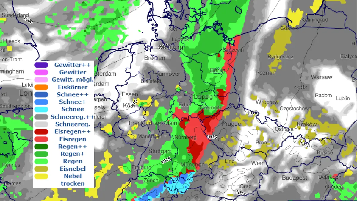Regen trifft auf gefrorenen Boden - eine kritische Kombi zum Start ins erste Adventswochenende!