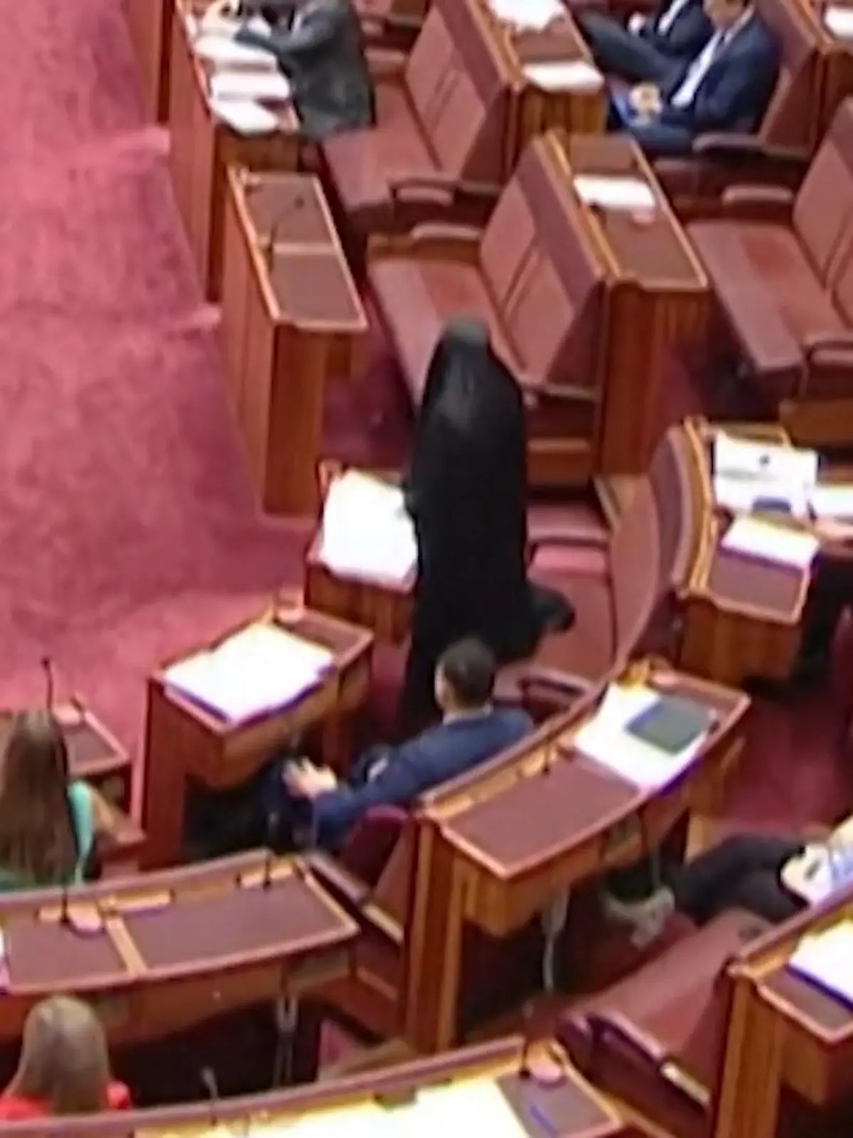 Bild zu: "Rassismus-Eklat mit Burka! Politikerin vollverschleiert – weil ihr DAS nicht passt"